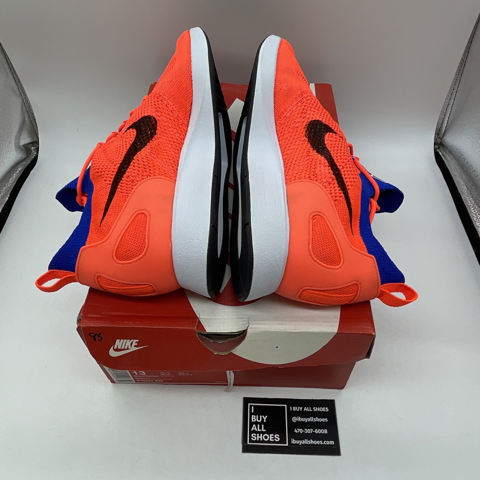 Size 13 - Nike Air Zoom Mariah Flyknit Racer Total Crimson Suede (918264-800)