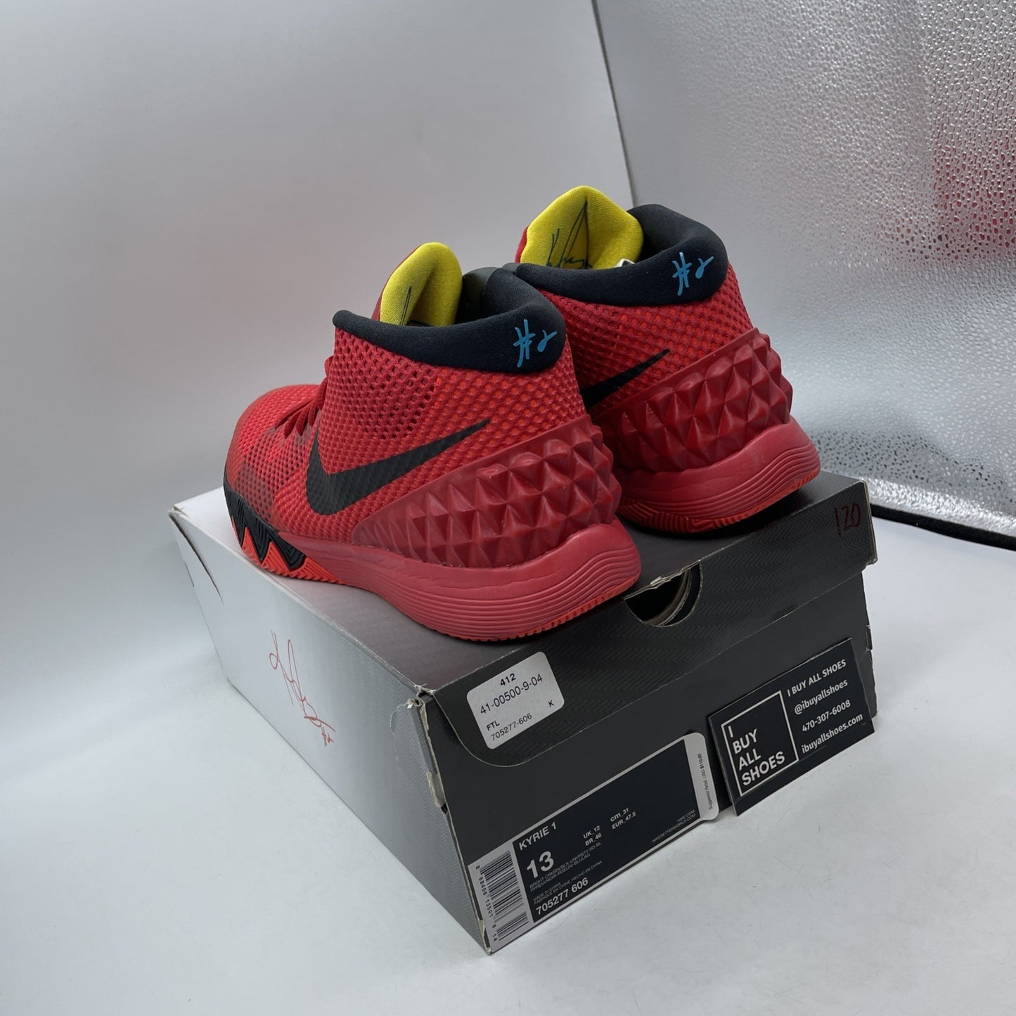 Size 13 - Nike Kyrie 1 Deceptive Red (705277-606)