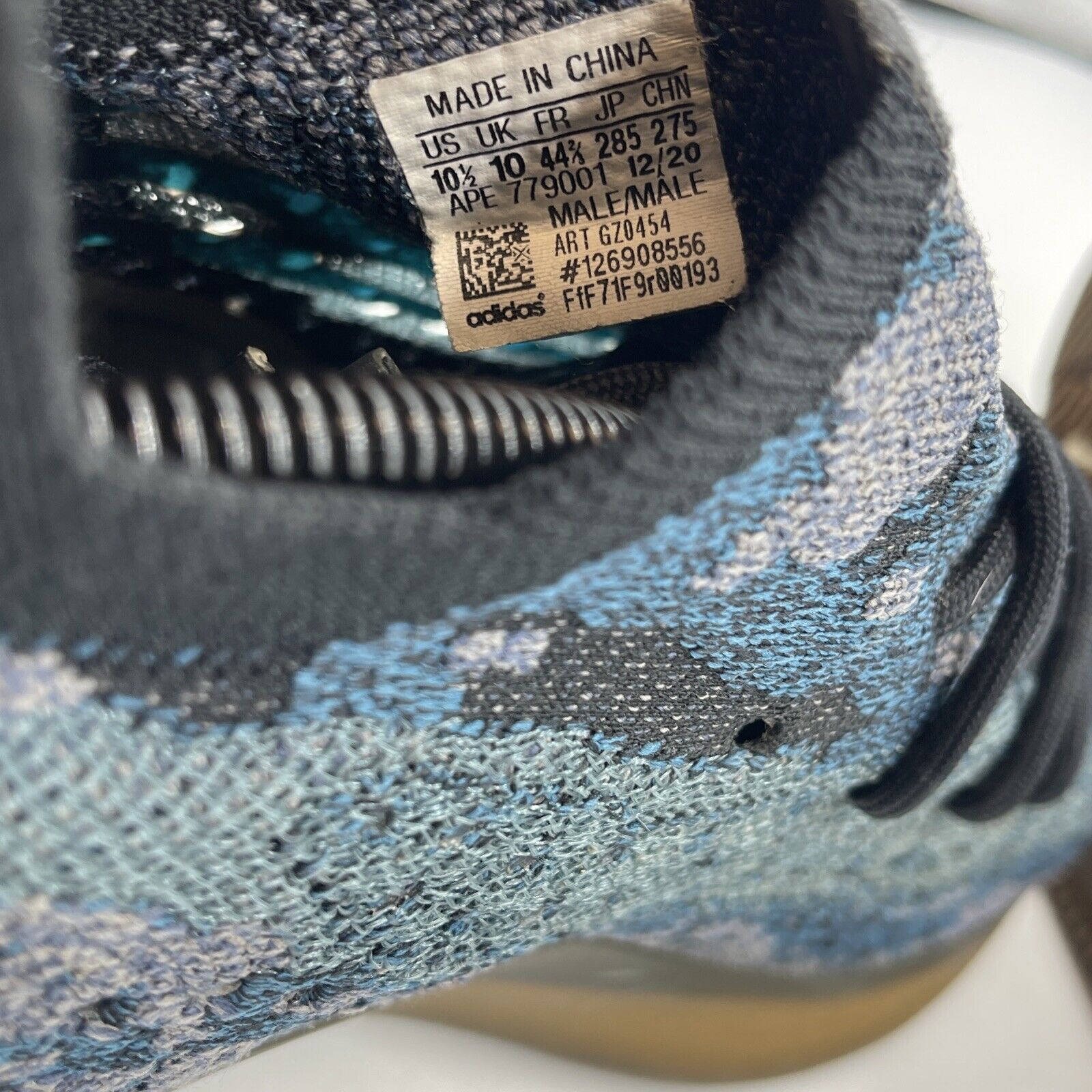 Size 10.5 - adidas Yeezy Boost 380 Covellite Blue Brown Suede (GZ0454)
