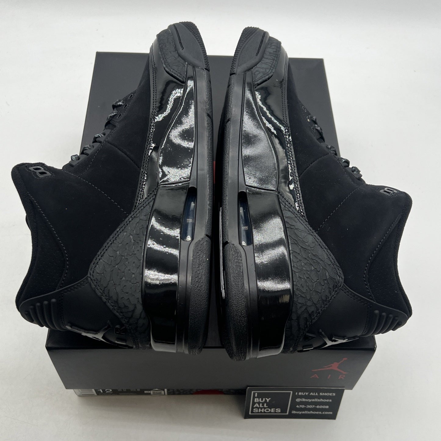Size 12 - Air Jordan 3 Retro 2025 Black Cat (CT8532-001)