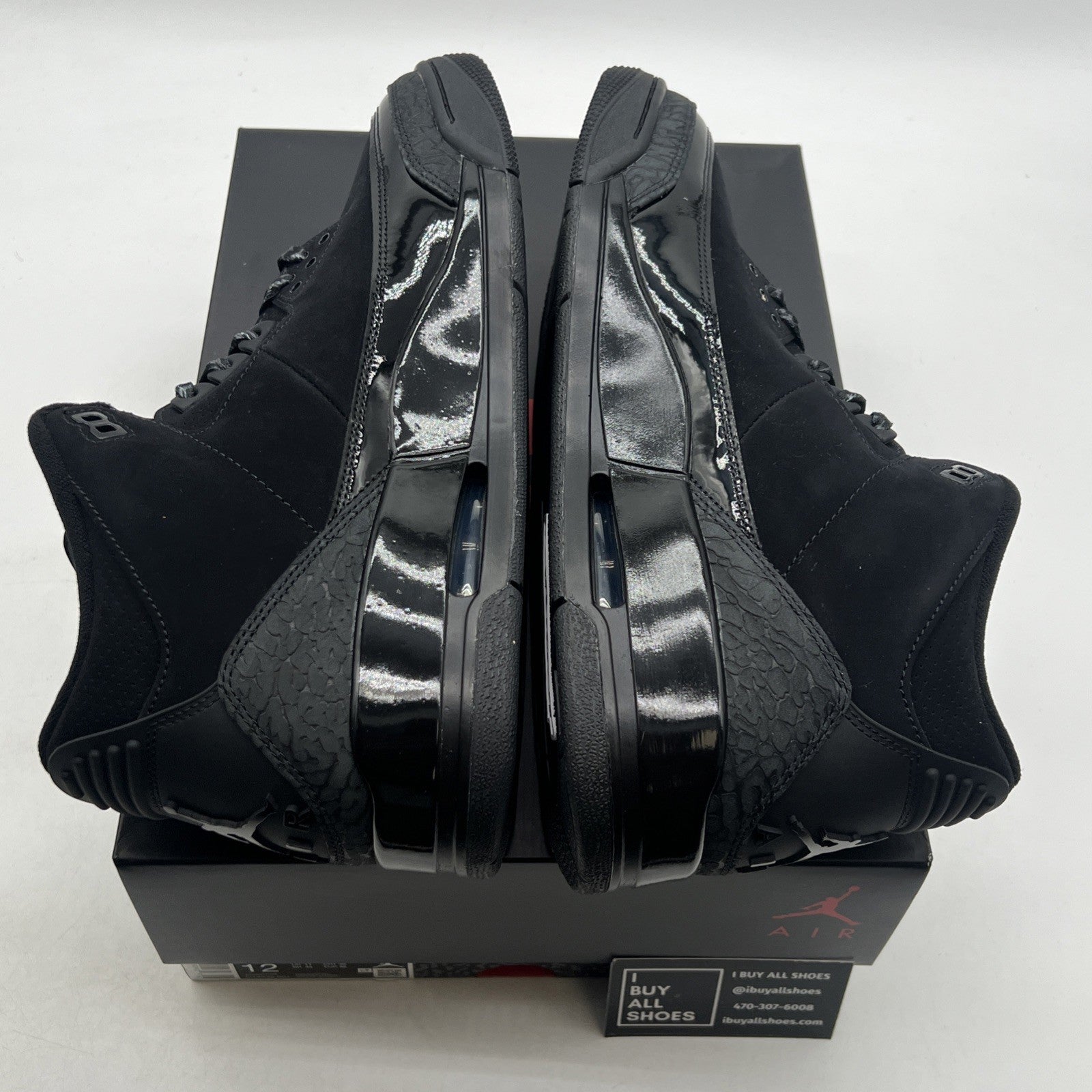 Size 12 - Air Jordan 3 Retro 2025 Black Cat (CT8532-001)