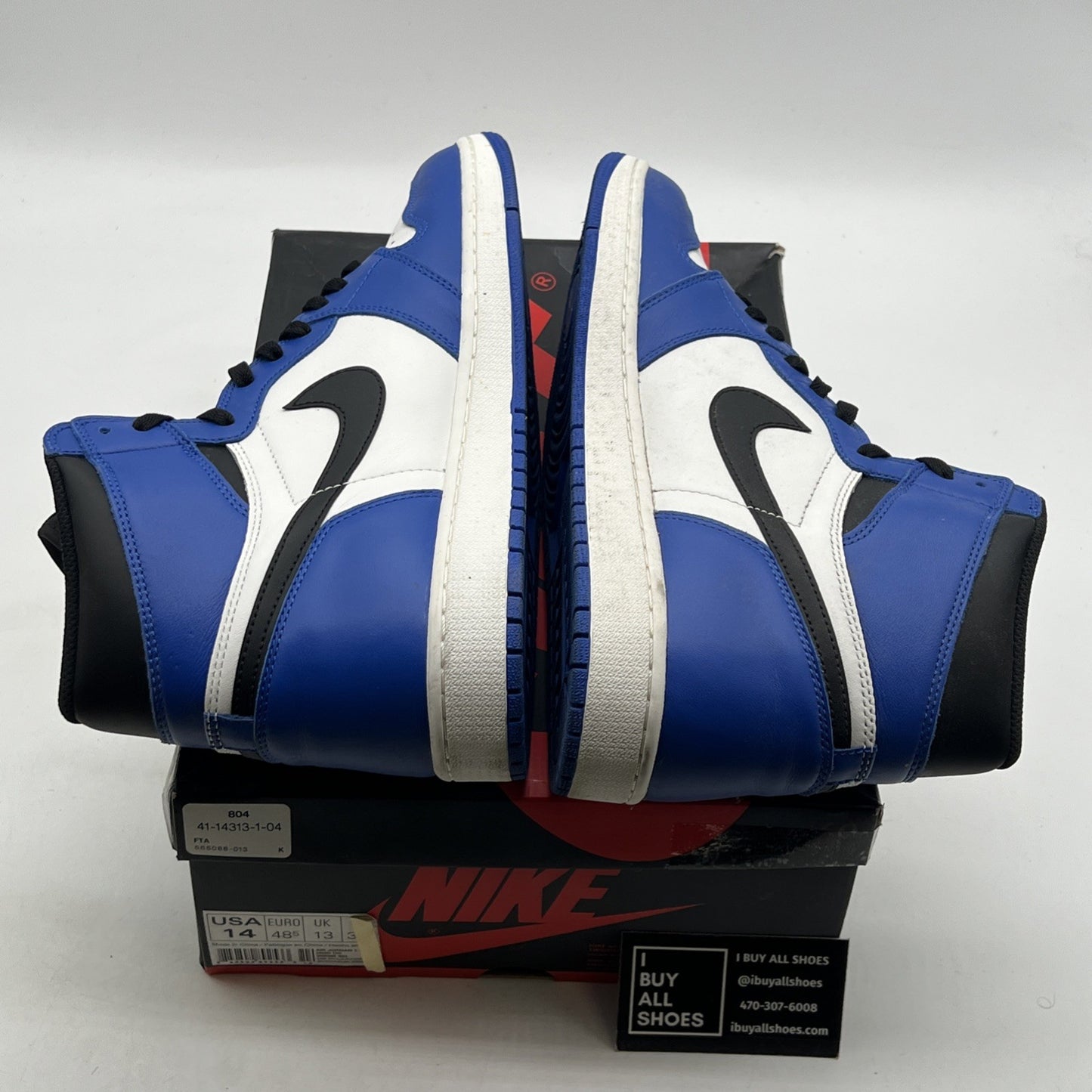 Size 14 - Air Jordan 1 Retro High OG Game Royal 2018 (555088-403)