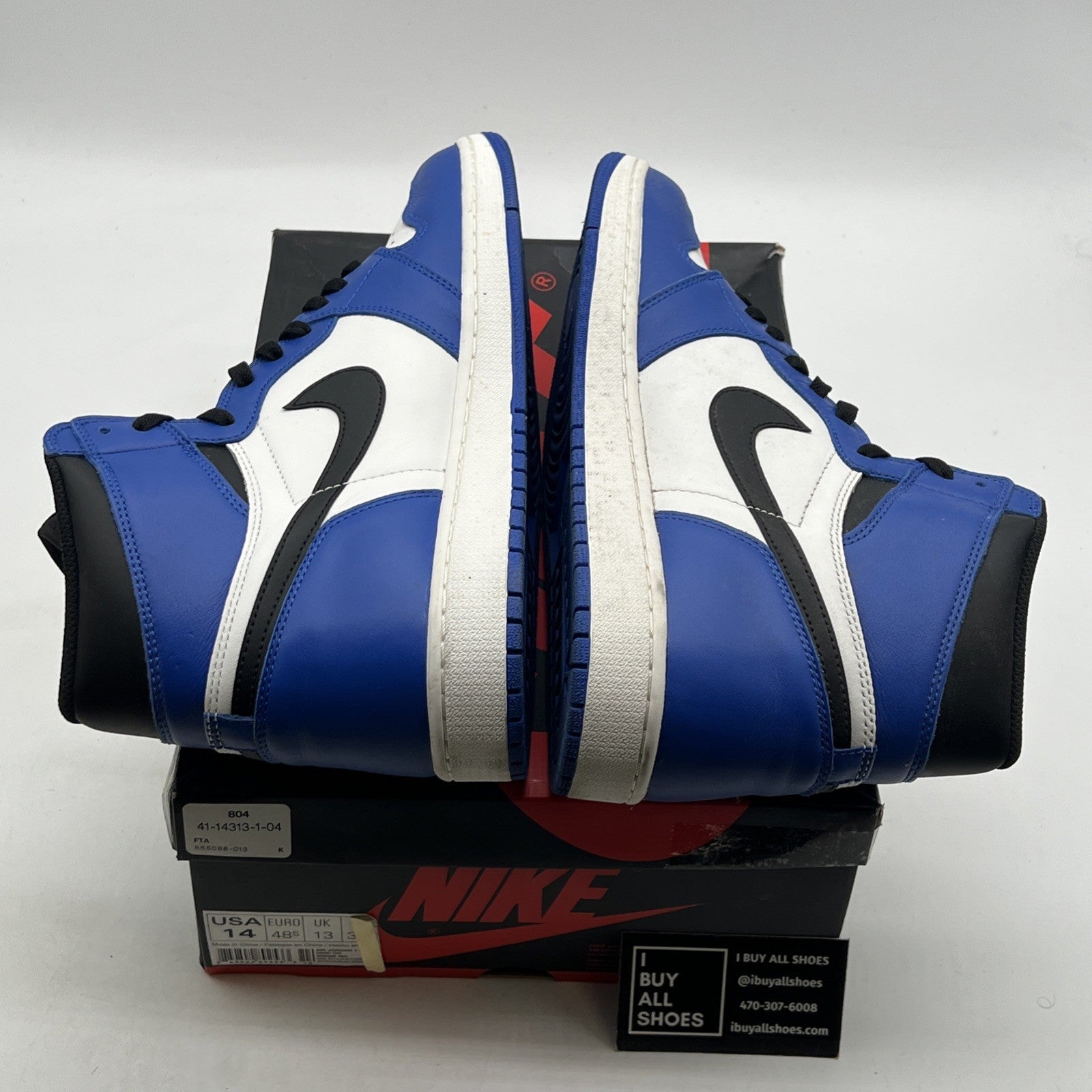 Size 14 - Air Jordan 1 Retro High OG Game Royal 2018 (555088-403)