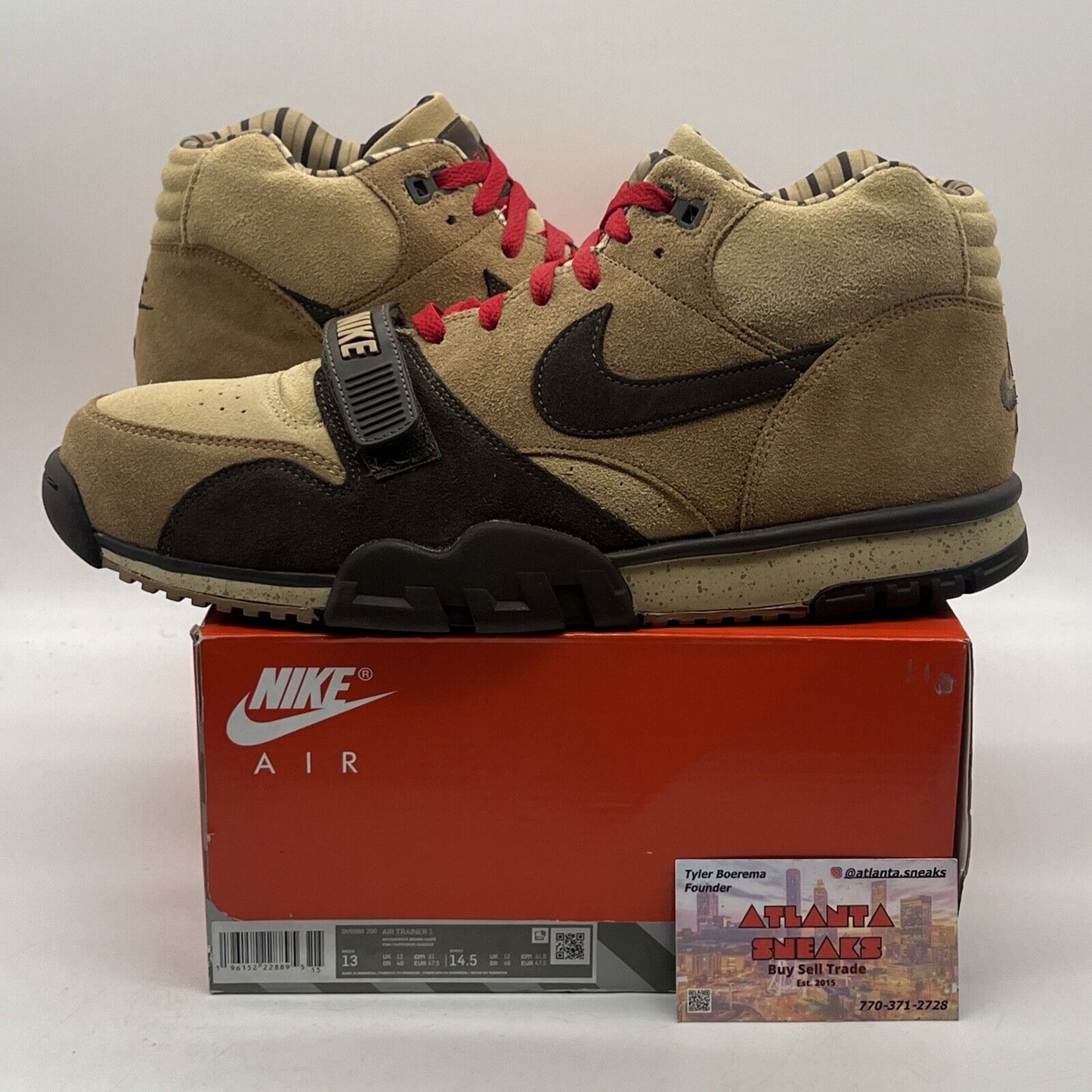 Size 13 - Nike Air Trainer 1 2022 Shima Shima Brown Red (DV6998-200)