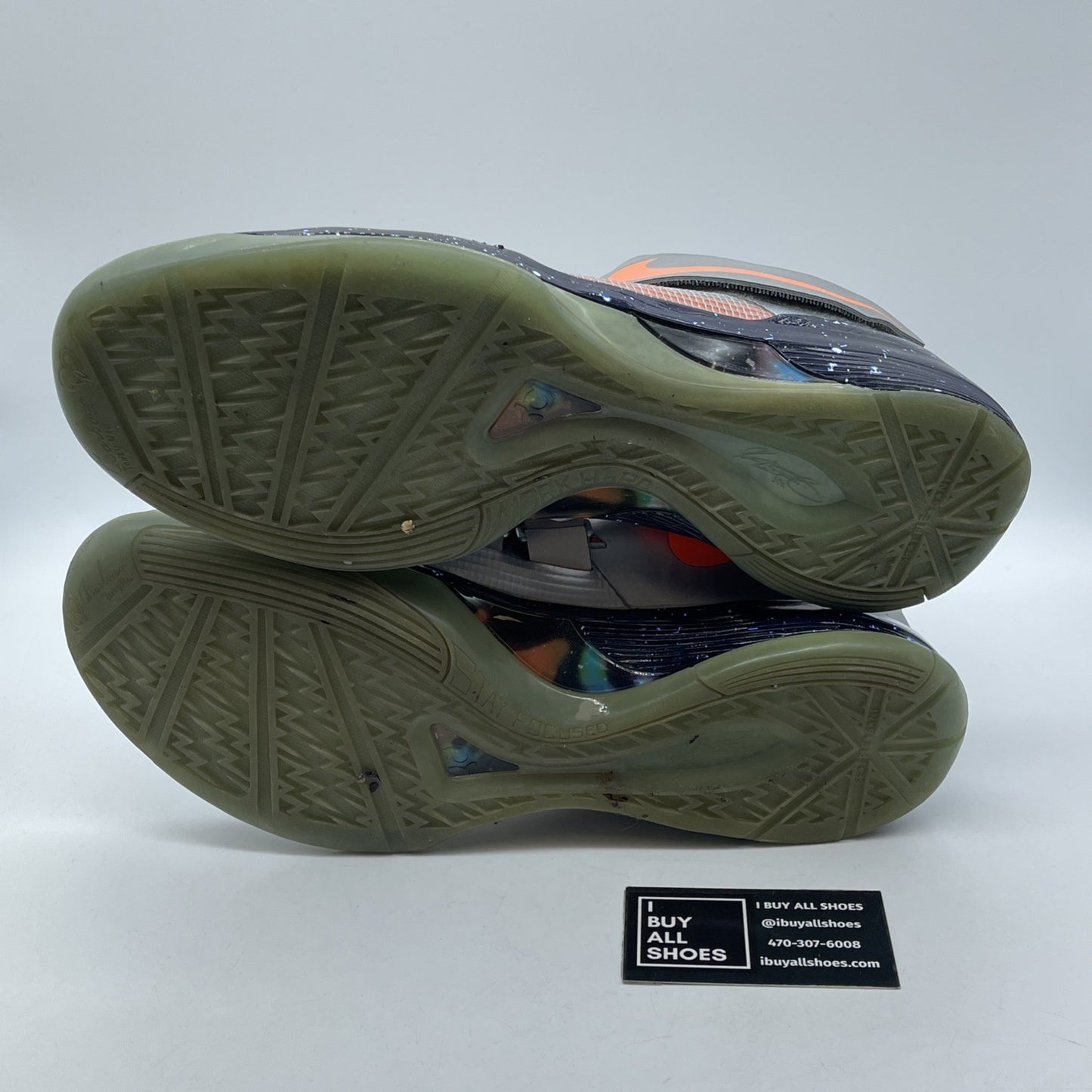 Size 13 - Nike Zoom KD 4 2012 All Star - Galaxy Grey Orange Suede (520814-001)