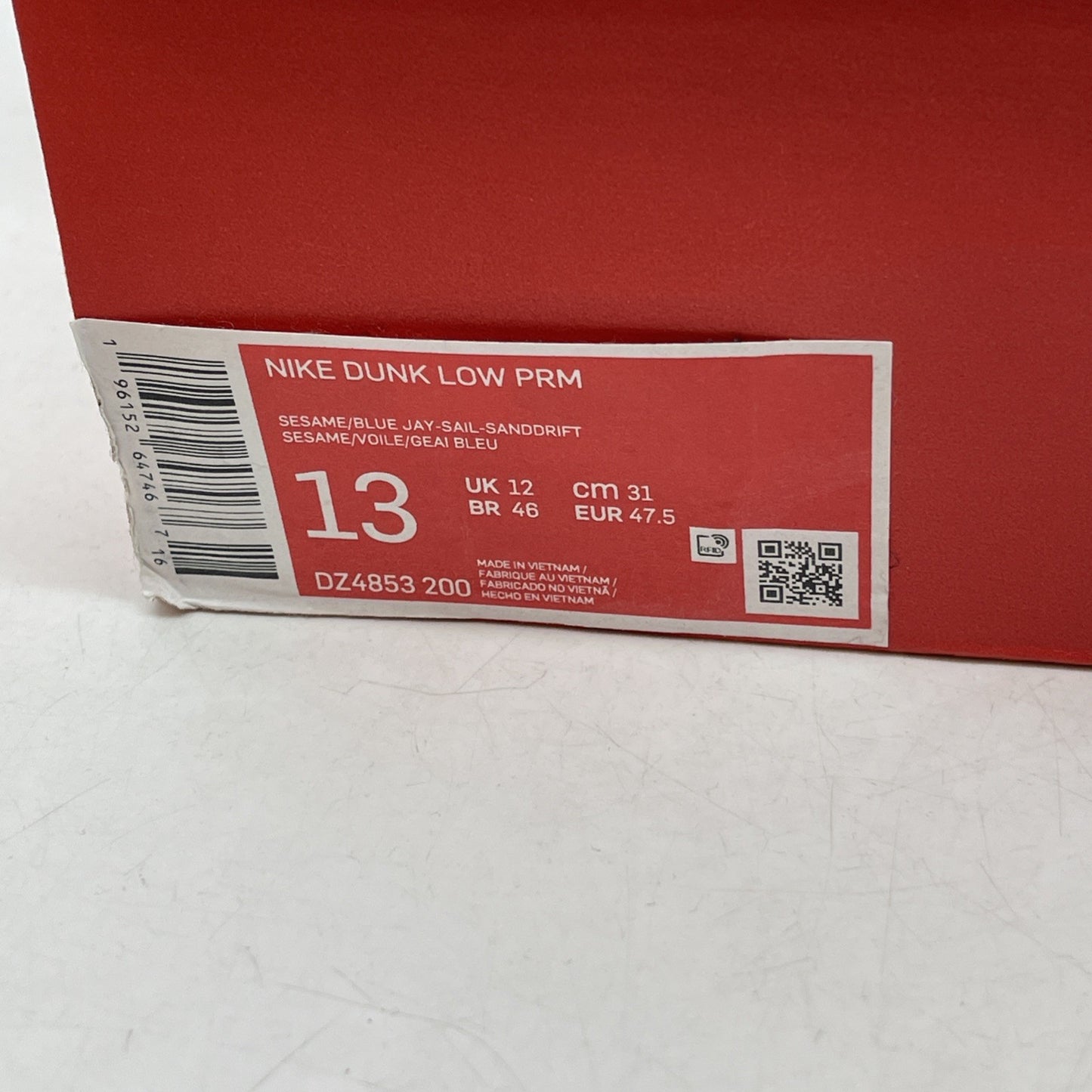 Size 13 - Nike Dunk Low Premium Montreal Bagel Sesame (DZ4853-200)
