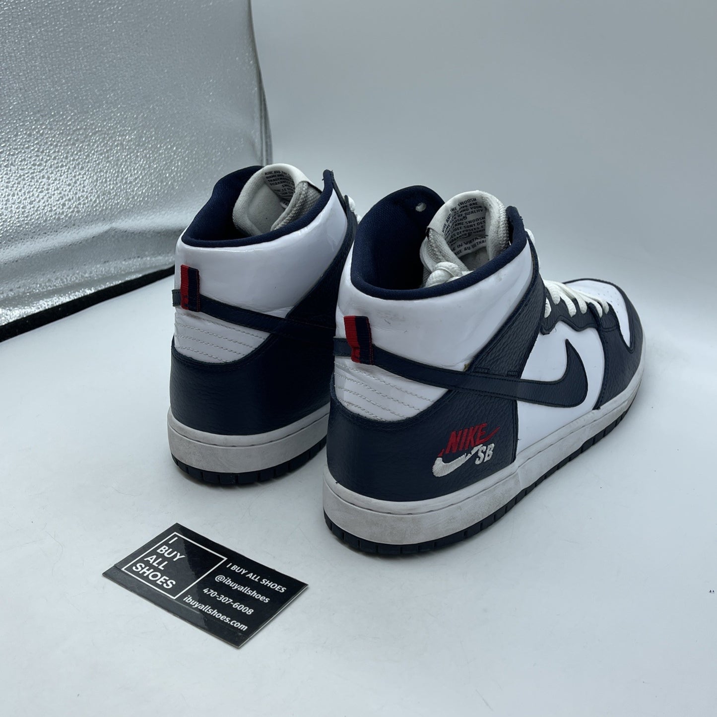 Size 14 - Nike SB Dunk Pro High Dream Team Blue White Leather (854851-441)