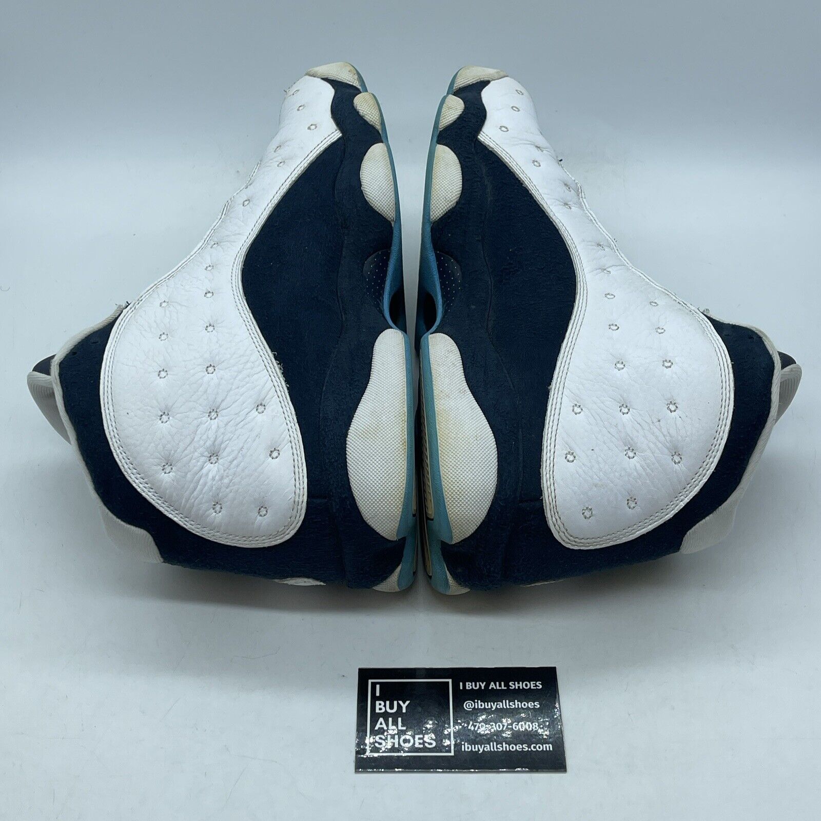 Size 11.5 - Jordan 13 Retro Obsidian Blue White Suede Leather (414571-144)