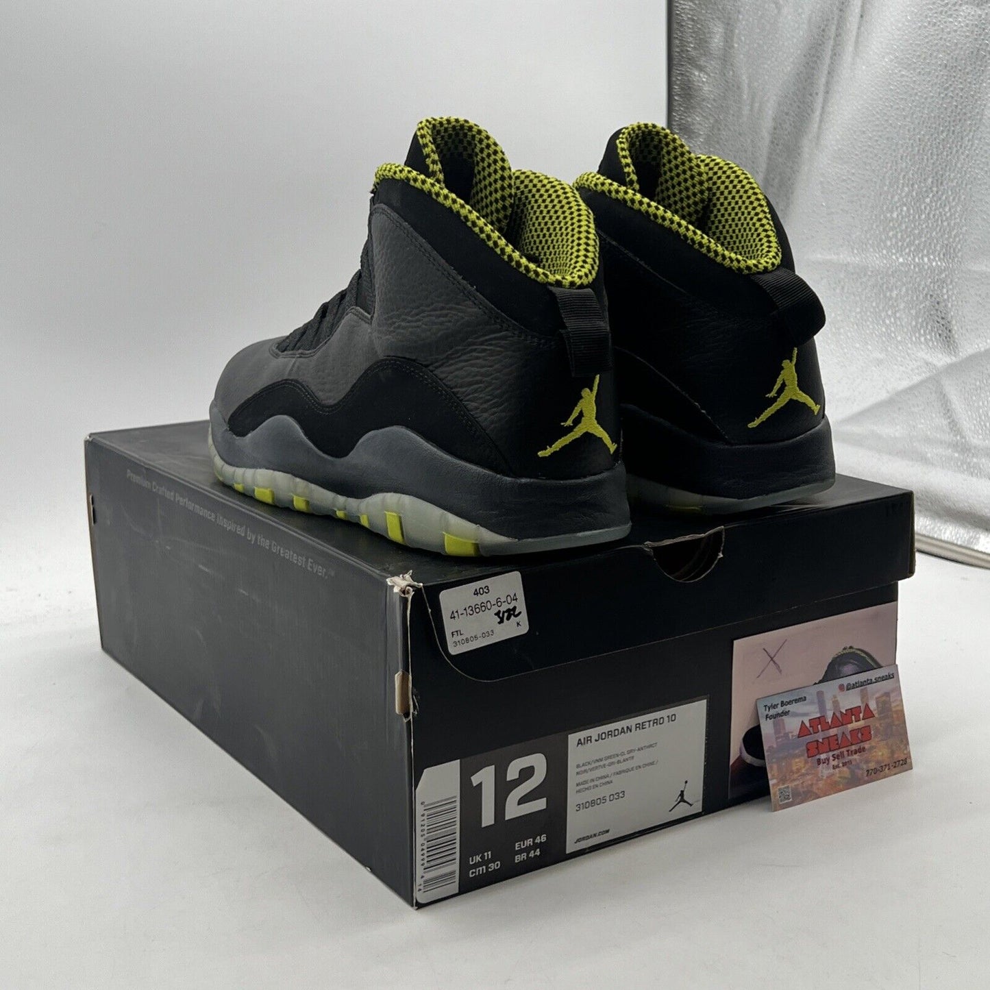 Size 12 - Air Jordan 10 Retro Venom (310805-033)