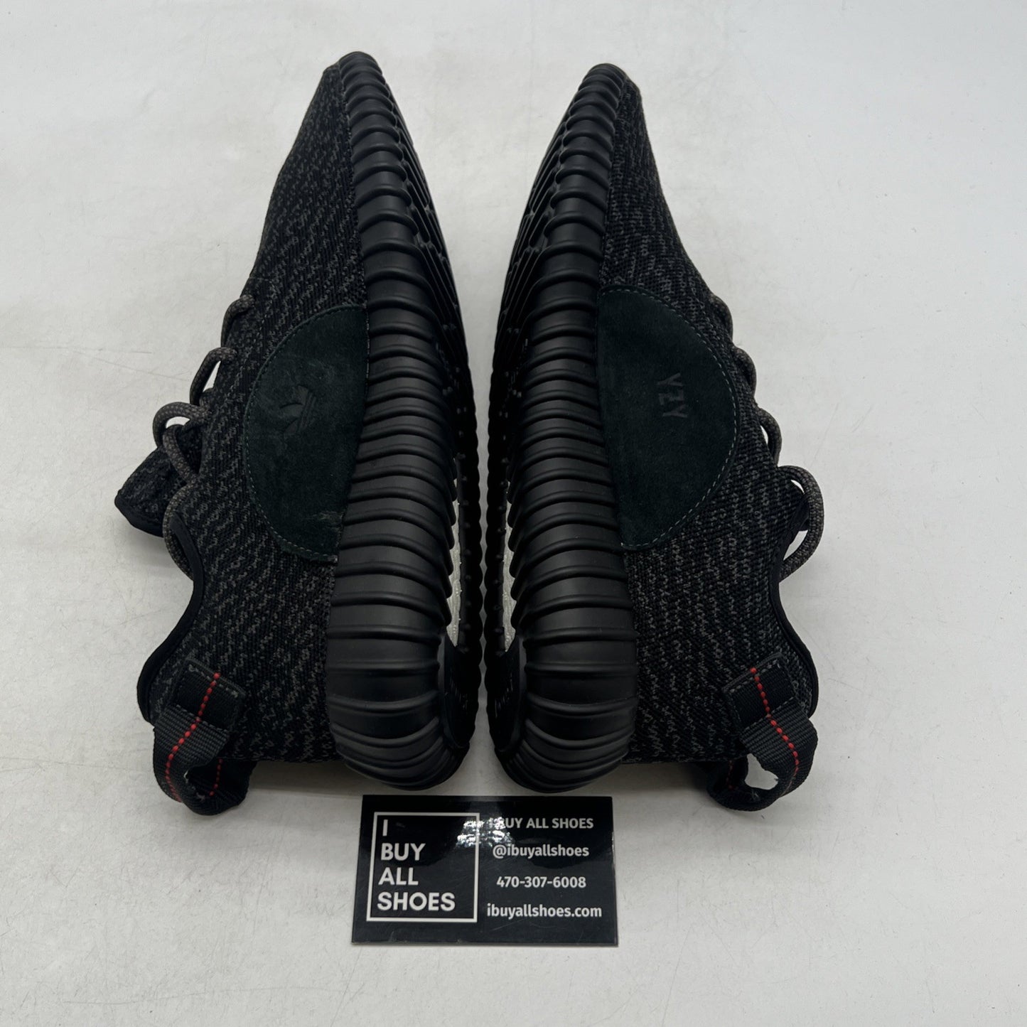 Size 9 - Adidas Yeezy Boost 350 2016 Pirate Black (BB5350)