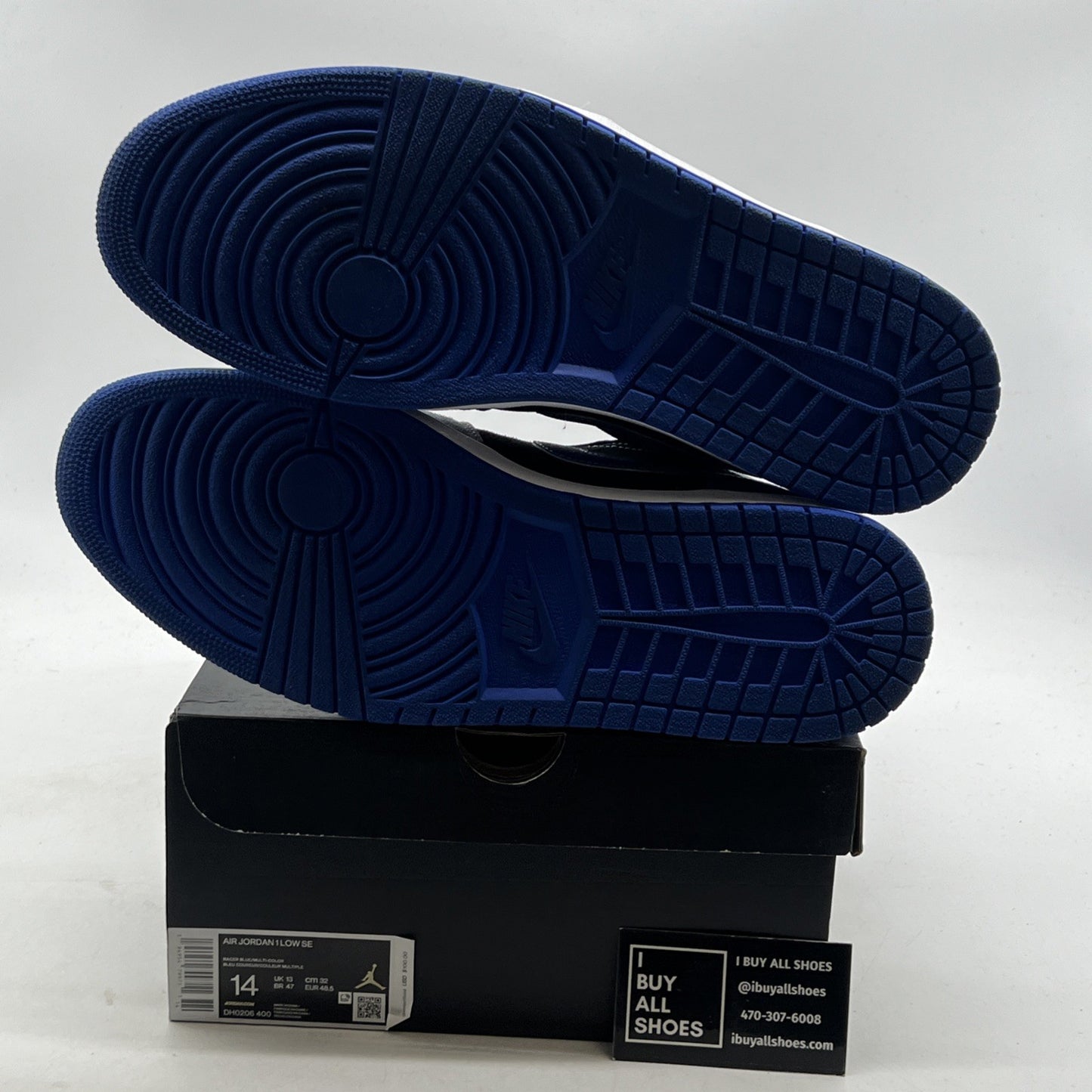 Size 14 - Air Jordan 1 SE Low Racer Blue (DH0206-400)