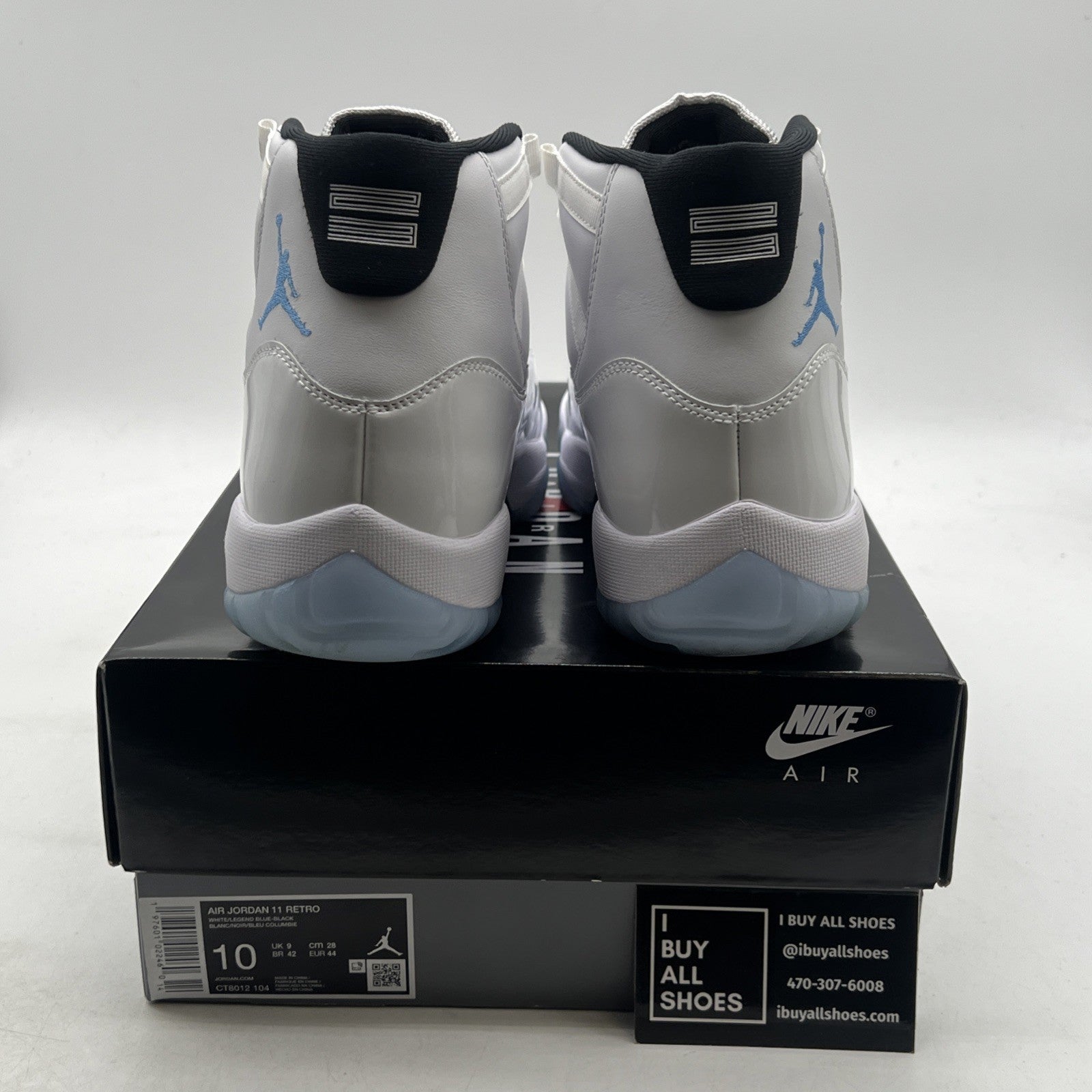 Size 10 - Air Jordan 11 Retro 2024 Legend Blue / Columbia (CT8012-104)