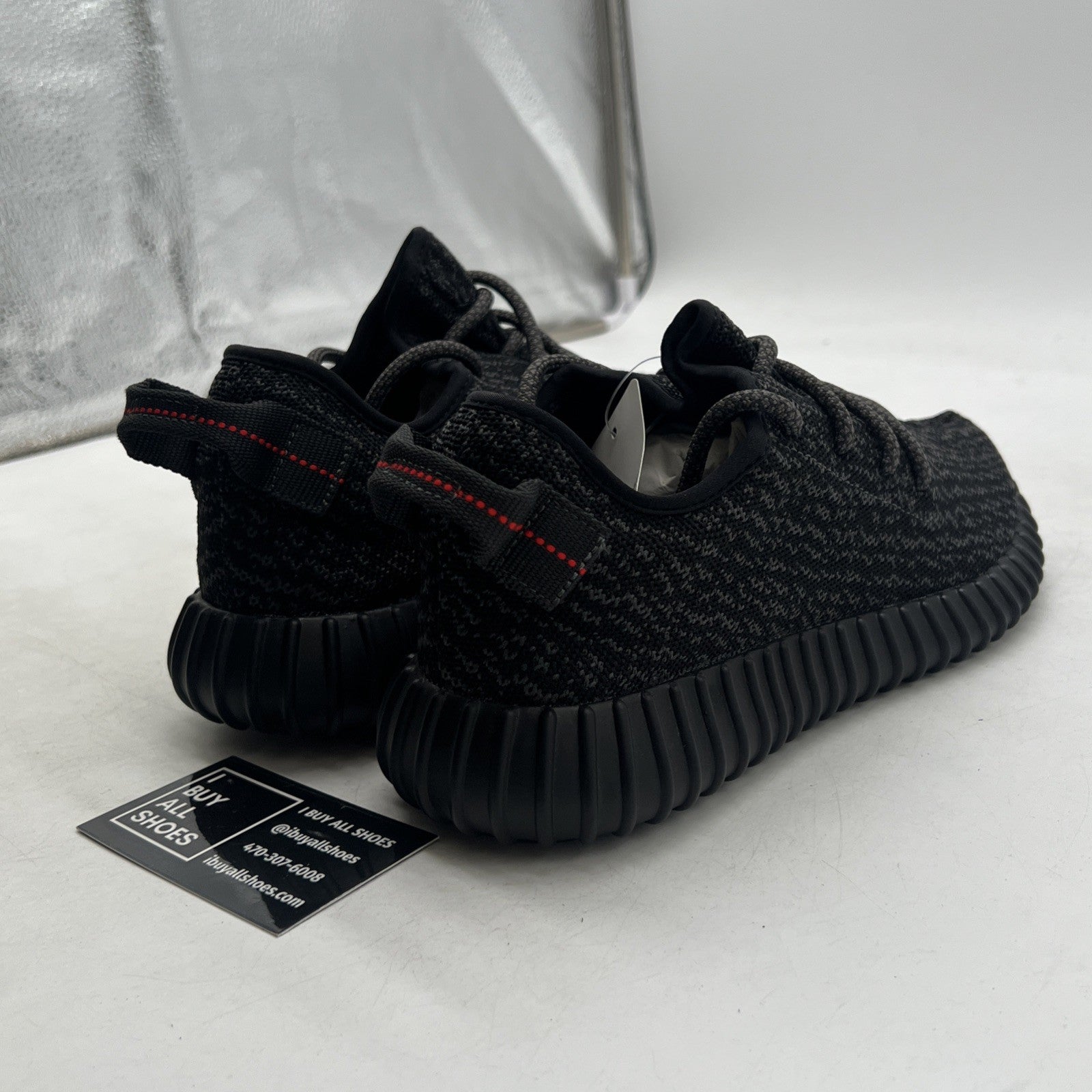 Size 9 - Adidas Yeezy Boost 350 2016 Pirate Black (BB5350)