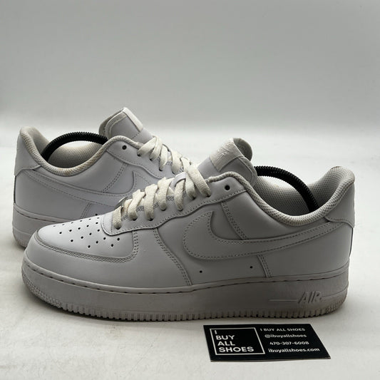 Size 9 - Nike Air Force 1 '07 Low Triple White (CW2288-111)