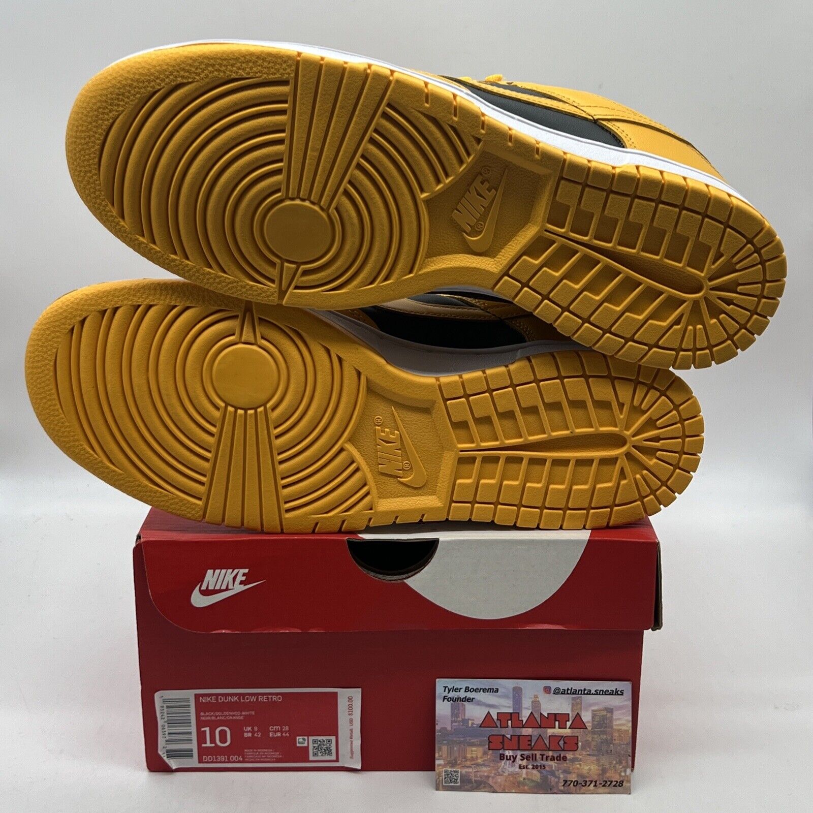 Size 10 - Nike Dunk Low Championship Goldenrod 2021 Brand New Og All