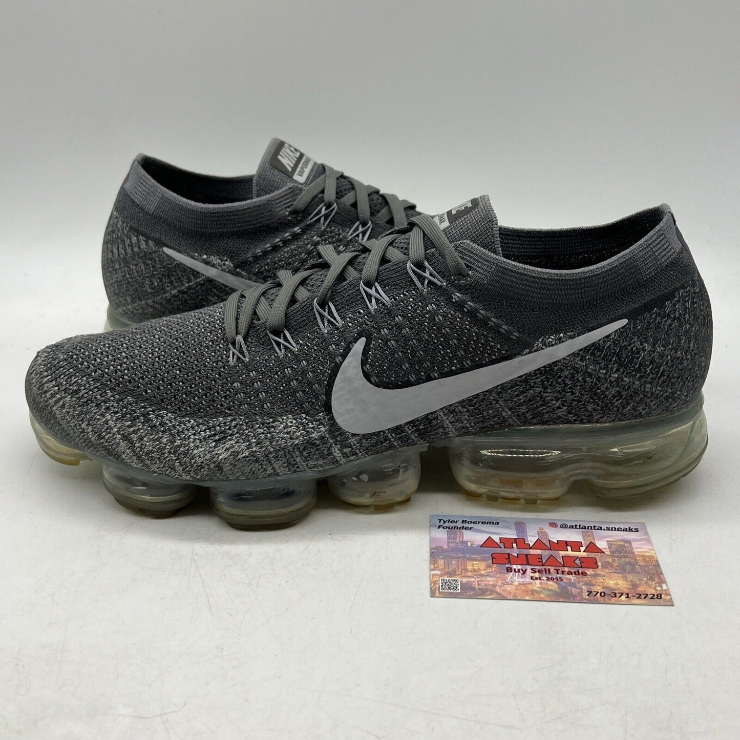 Size 12 - Nike Air VaporMax Asphalt Grey (849558-002)