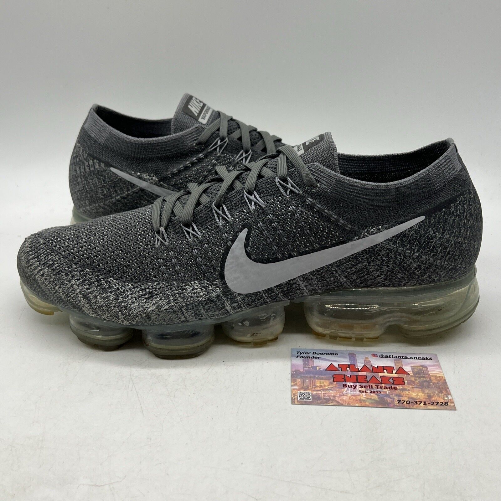 Size 12 - Nike Air VaporMax Asphalt Grey (849558-002)