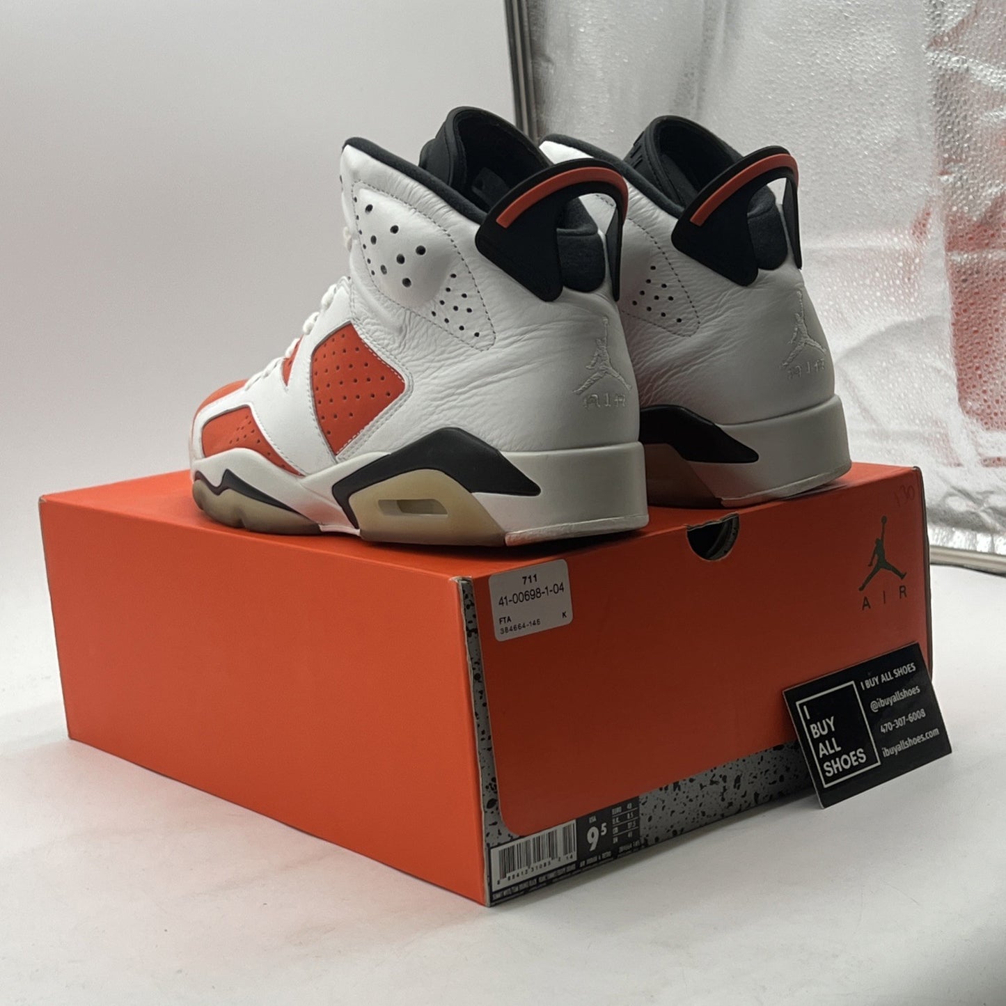 Size 9.5 - Air Jordan 6 Retro Gatorade (384664-145)