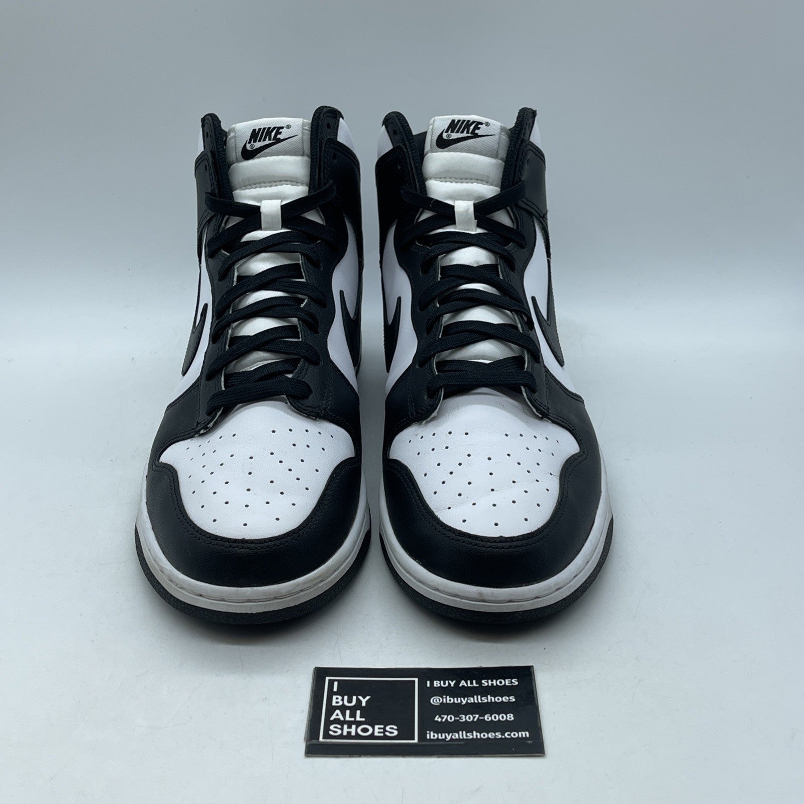 Size 13 - Nike Dunk High Black White (DD1399-105)