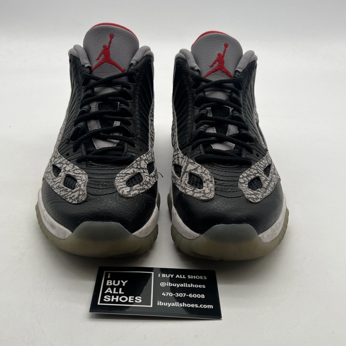 Size 8 - Air Jordan 11 Retro IE Low Black Cement (919712-006)