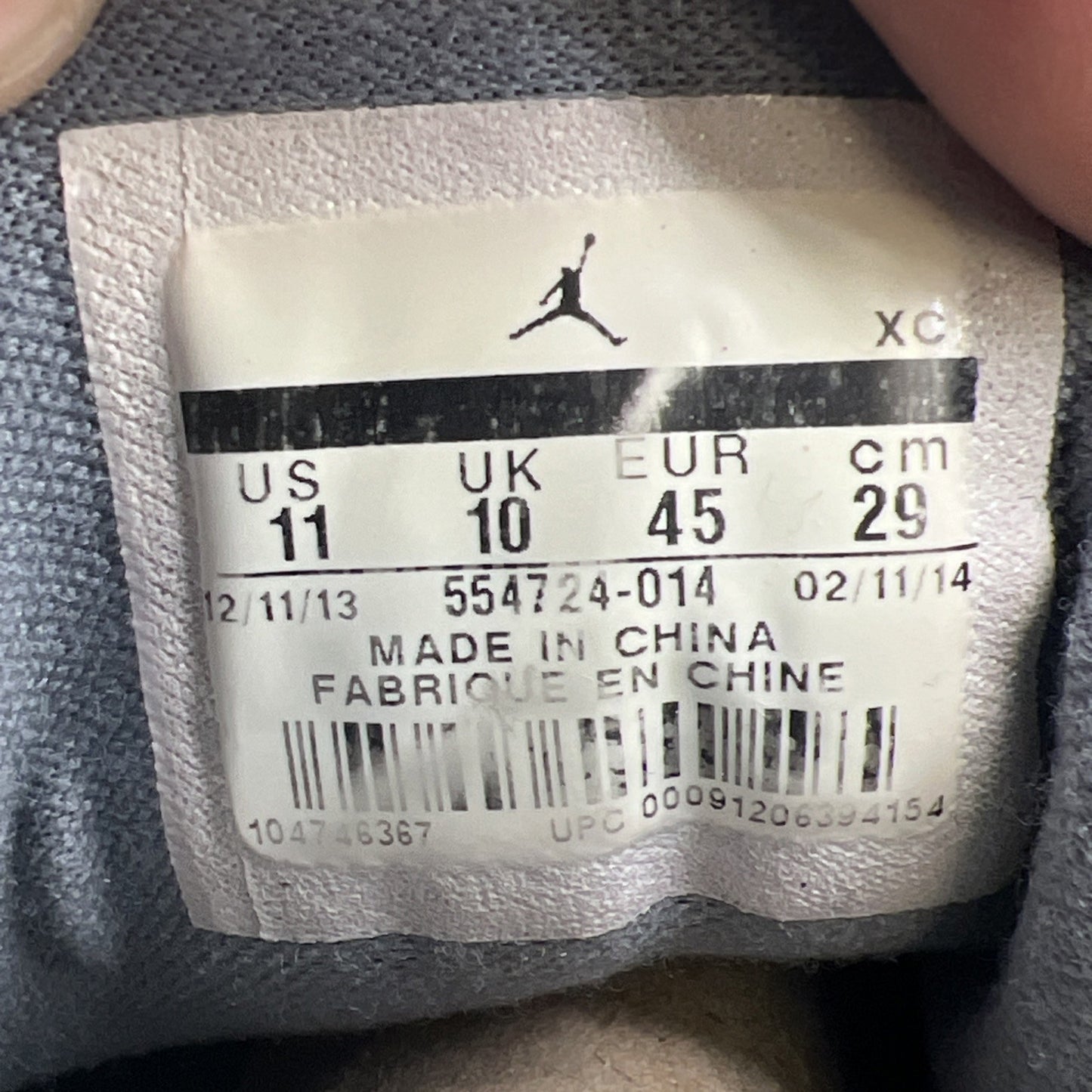Size 11 - Air Jordan 1 Retro Mid Cool Grey (554724-014)