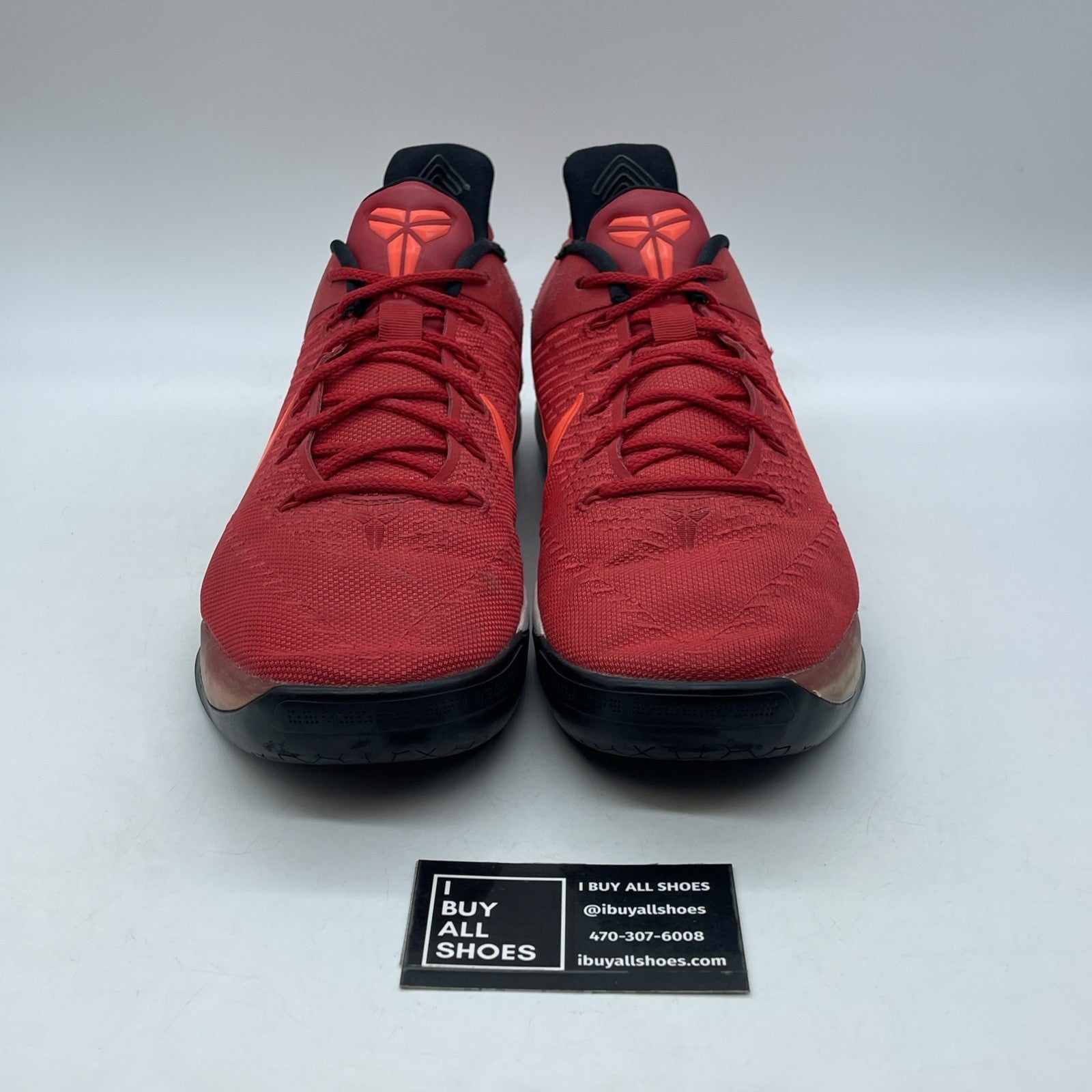 Size 12 - Nike Kobe A.D. University Red Black Suede Leather (852425-608)
