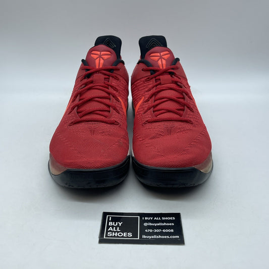 Size 12 - Nike Kobe A.D. University Red Black Suede Leather (852425-608)