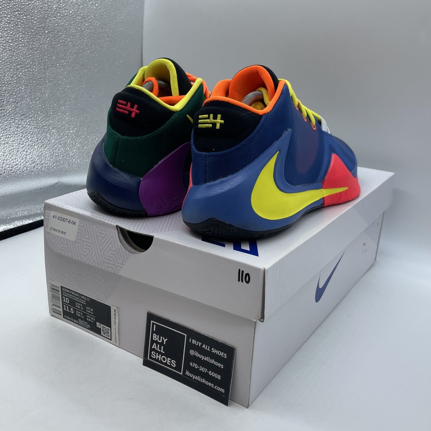 Size 10 - Nike Zoom Freak 1 Roots Multi Color Leather (CT8476-800)