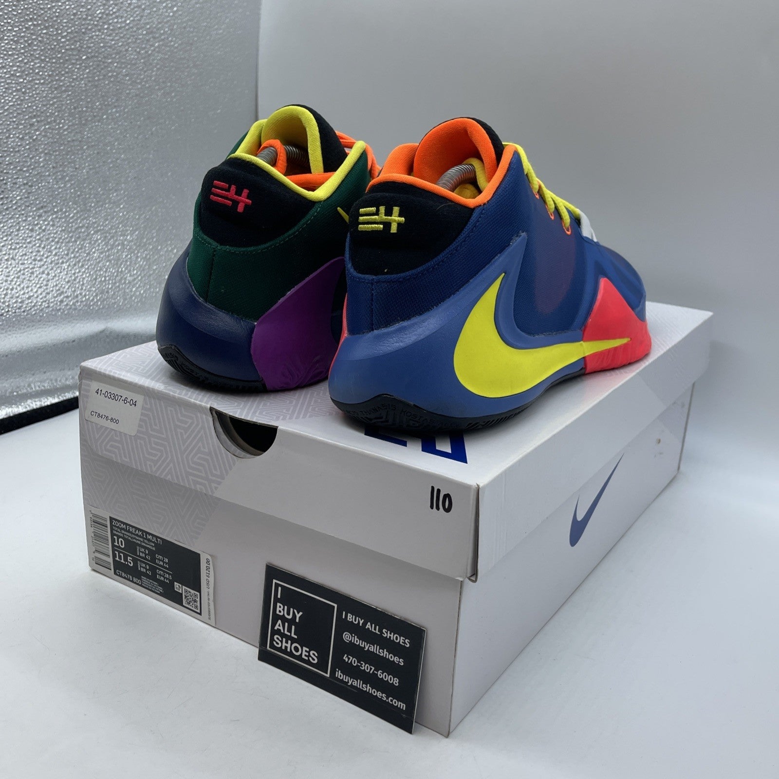 Size 10 - Nike Zoom Freak 1 Roots Multi Color Leather (CT8476-800)