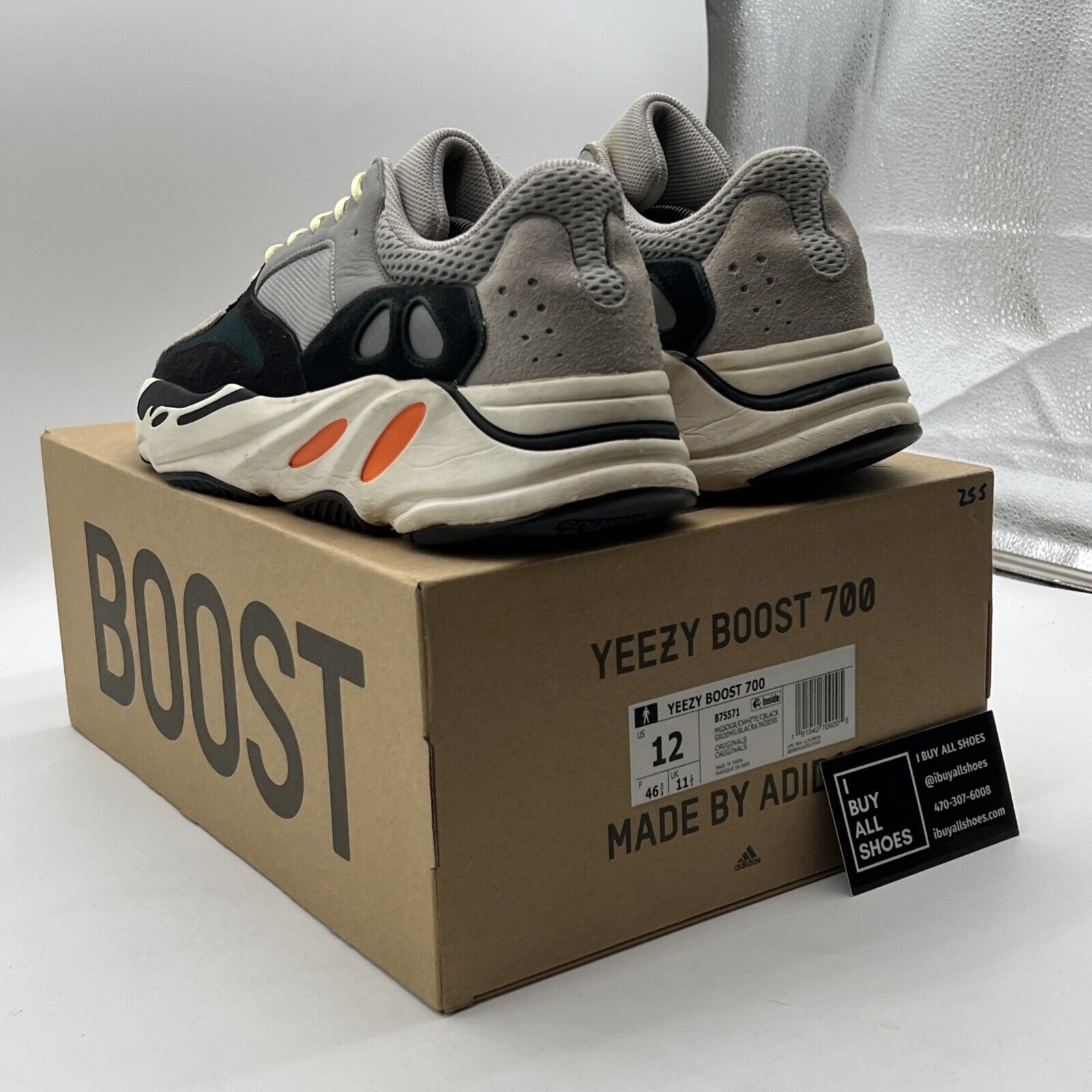 Size 12 - Adidas Yeezy Boost 700 Low Wave Runner (B75571)