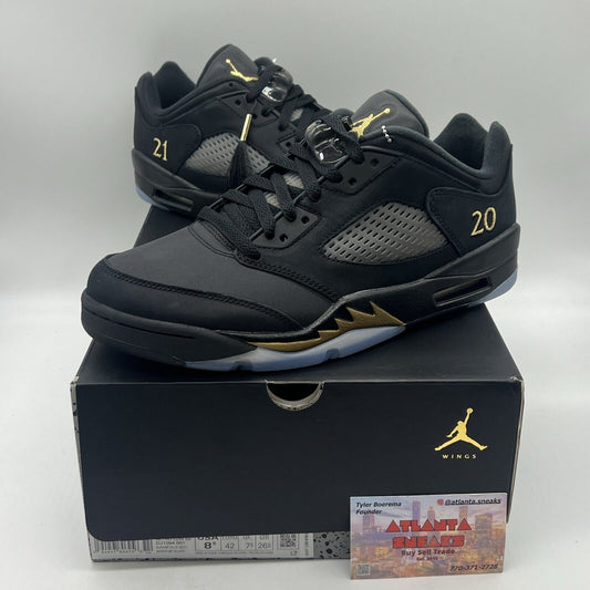 Size 8.5 - Air Jordan 5 Retro Wings Low Class of 2020-21 Brand New Og All DS