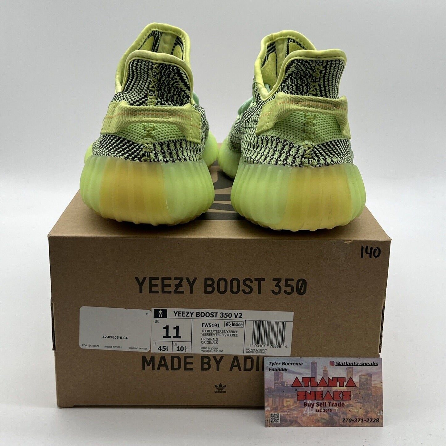 Size 11 - Adidas Yeezy Boost 350 V2 Yeezreel Non-Reflective (FW5191)