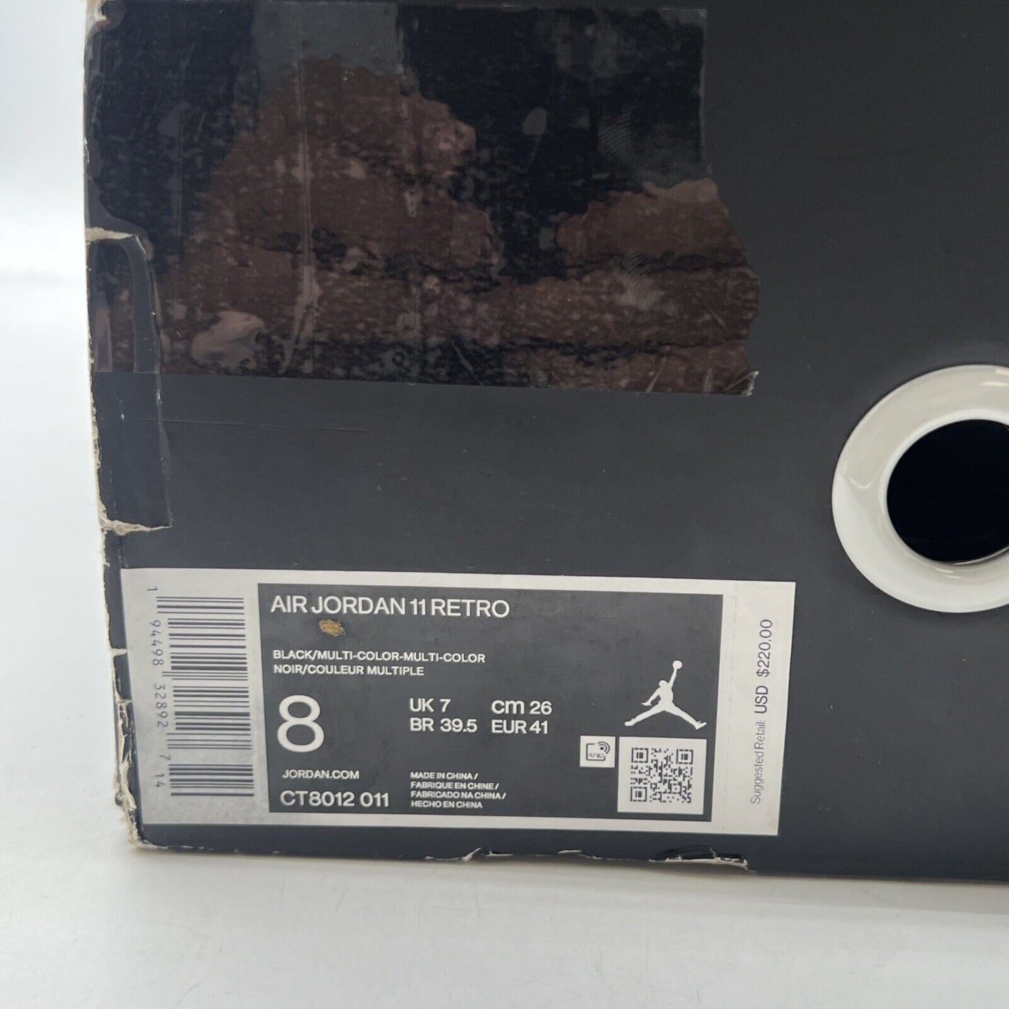 Size 8 - Air Jordan 11 Retro High Jubilee / 25th Anniversary (CT8012-011)