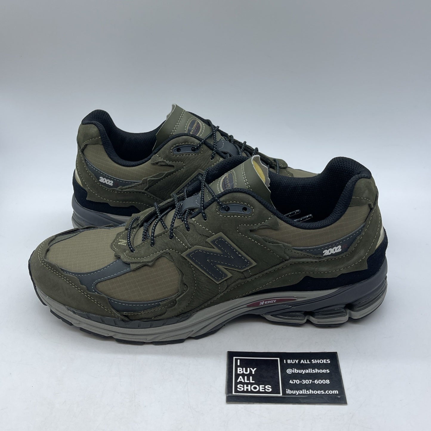 Size 12 - New Balance 2002R Protection Pack Dark Moss (M2002RDN)
