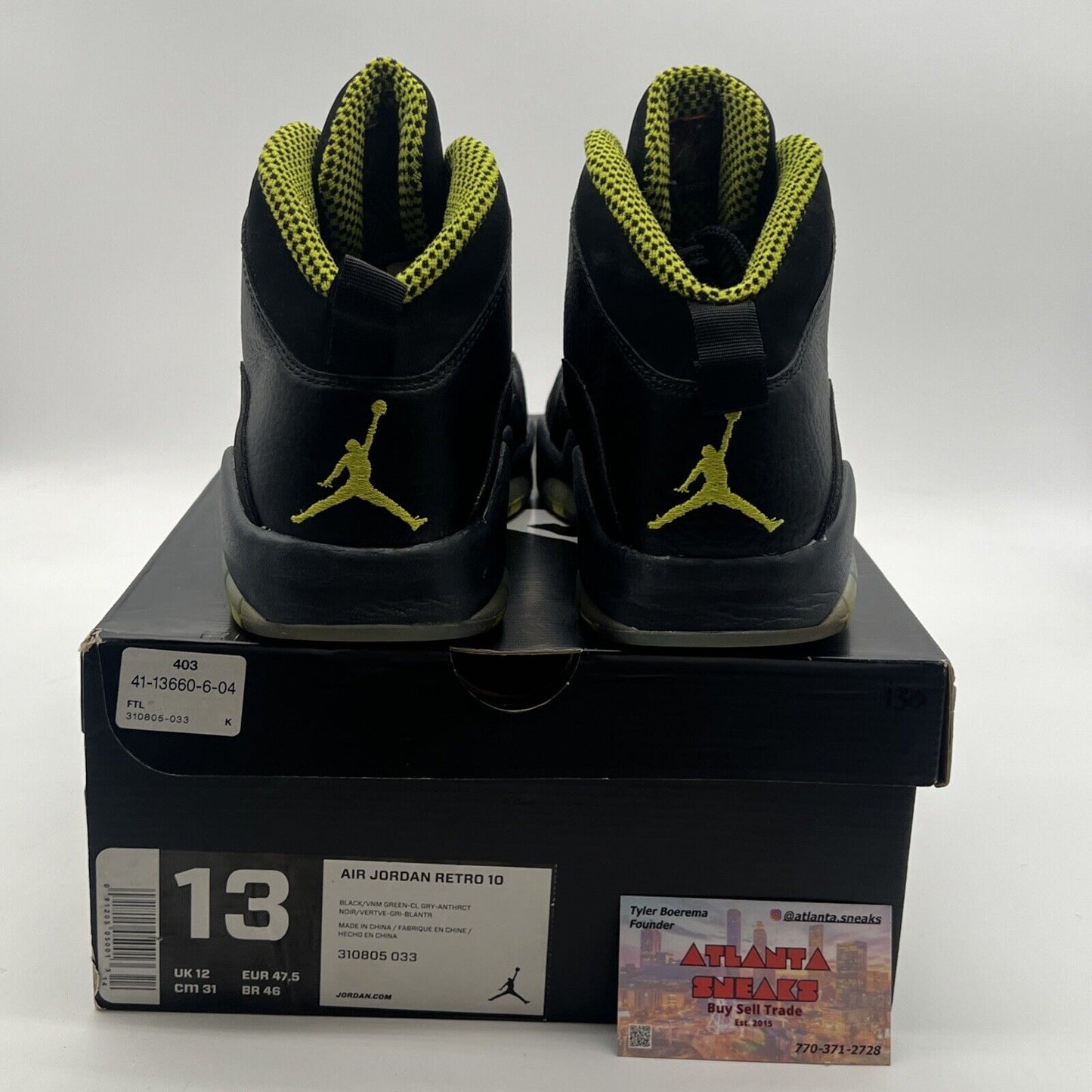 Size 13 - Air Jordan 10 Retro Venom (310805-033)
