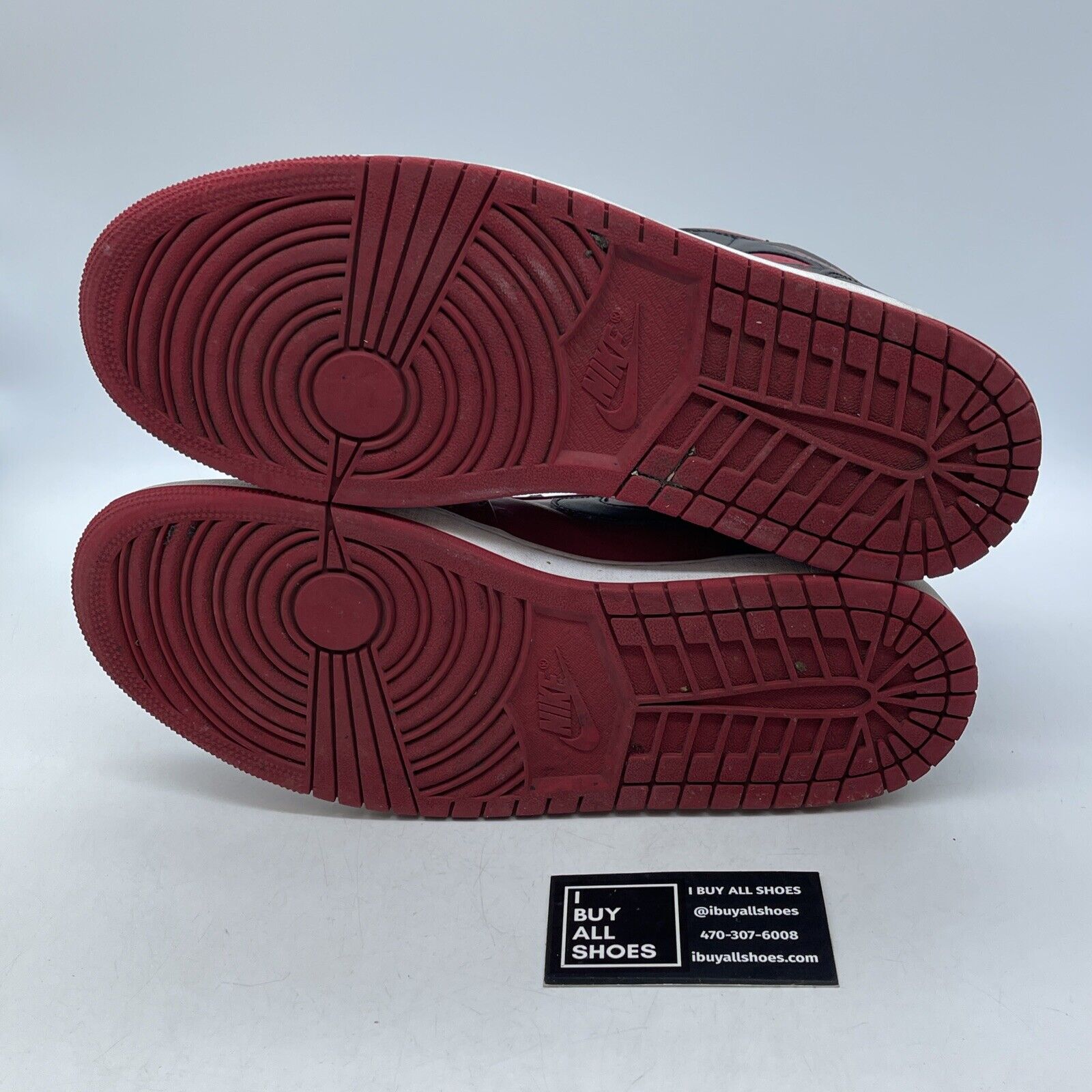 Size 11.5 - Jordan 1 Mid Reverse Bred Red Black White Leather (554724-660)