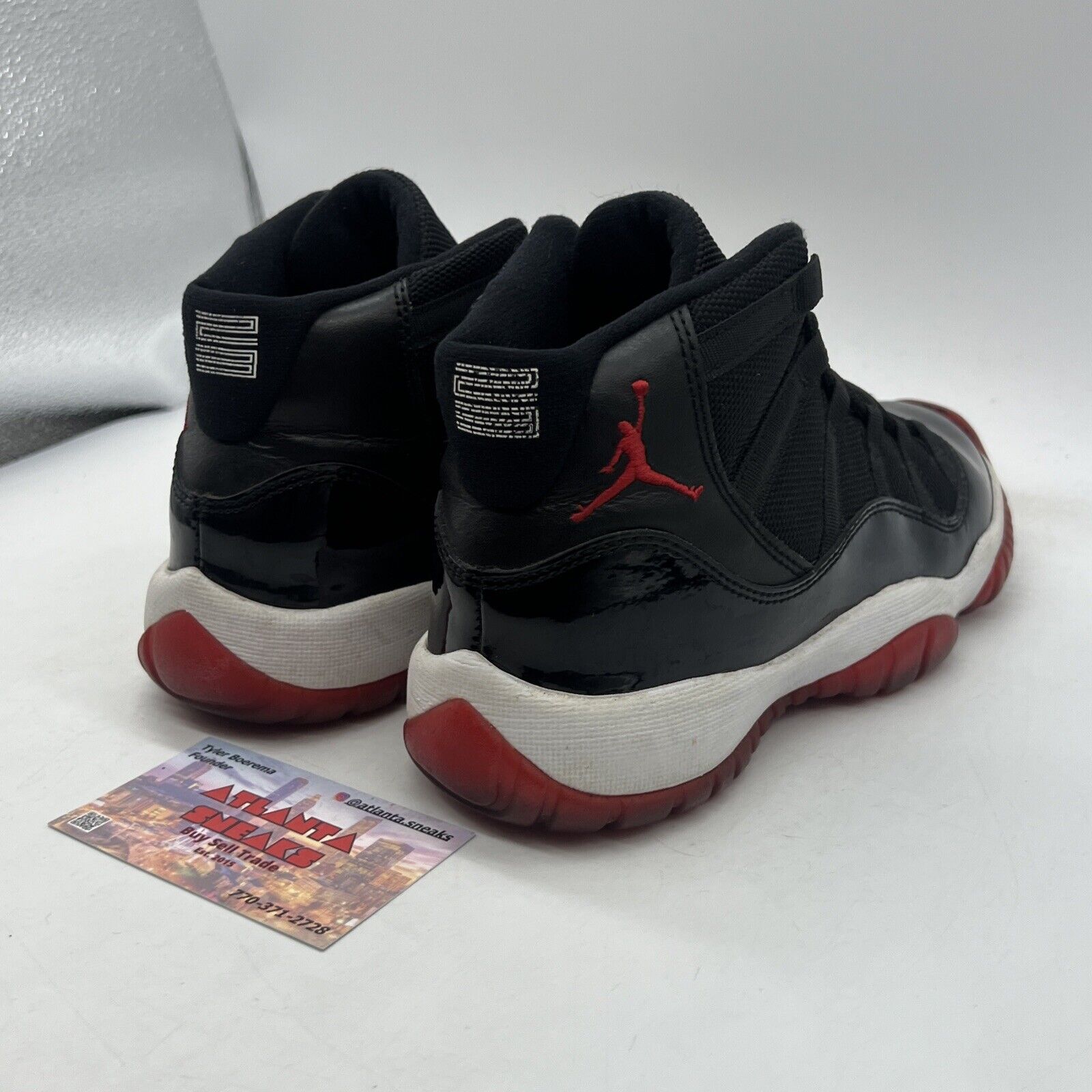 Size 4Y - Jordan 11 Retro Bred 2012 White Red Black (378038-010)