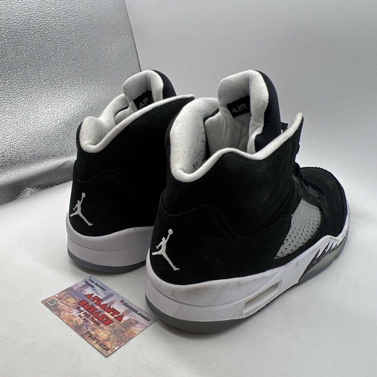 Size 12 - Jordan 5 Retro Mid Oreo Black White Suede (CT4838-011)
