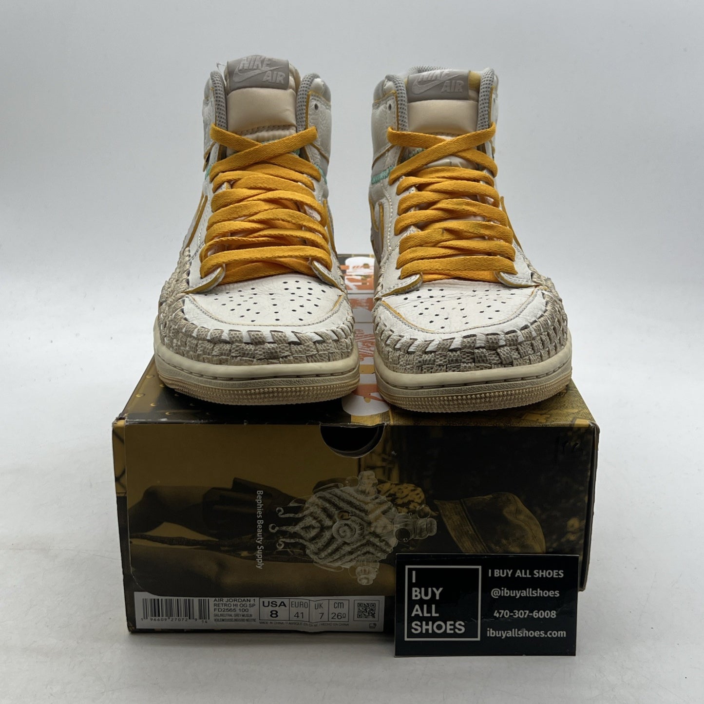 Size 8 - Union LA x Bephie's Beauty Supply x Air Jordan 1 Retro OG SP 'Summer of