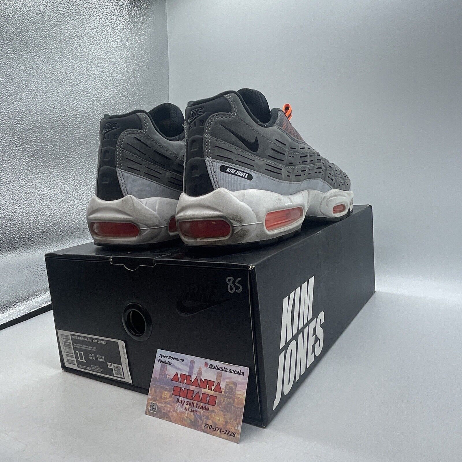 Size 11 - Nike Kim Jones x Air Max 95 Total Orange Grey White (DD1871-001)