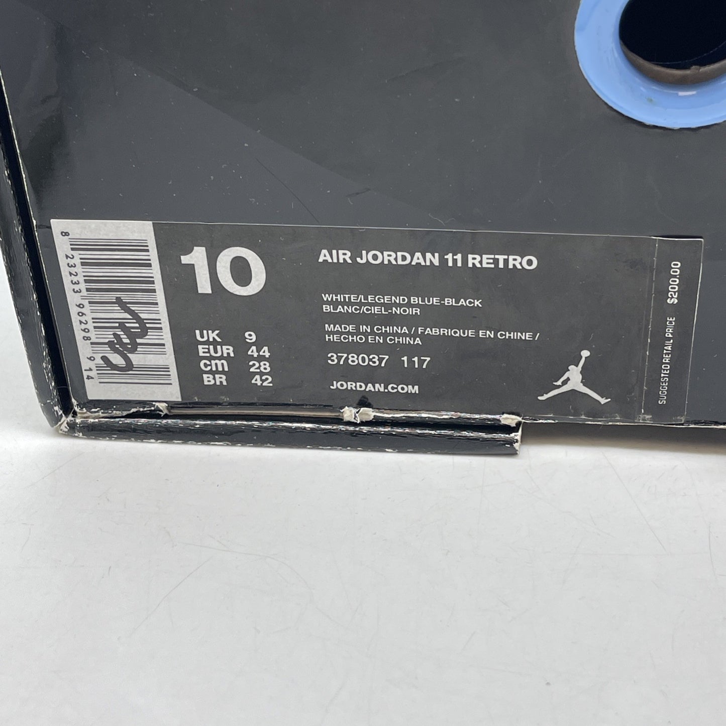 Size 10 - Air Jordan 11 Retro 2024 Legend Blue Columbia (378037-117)