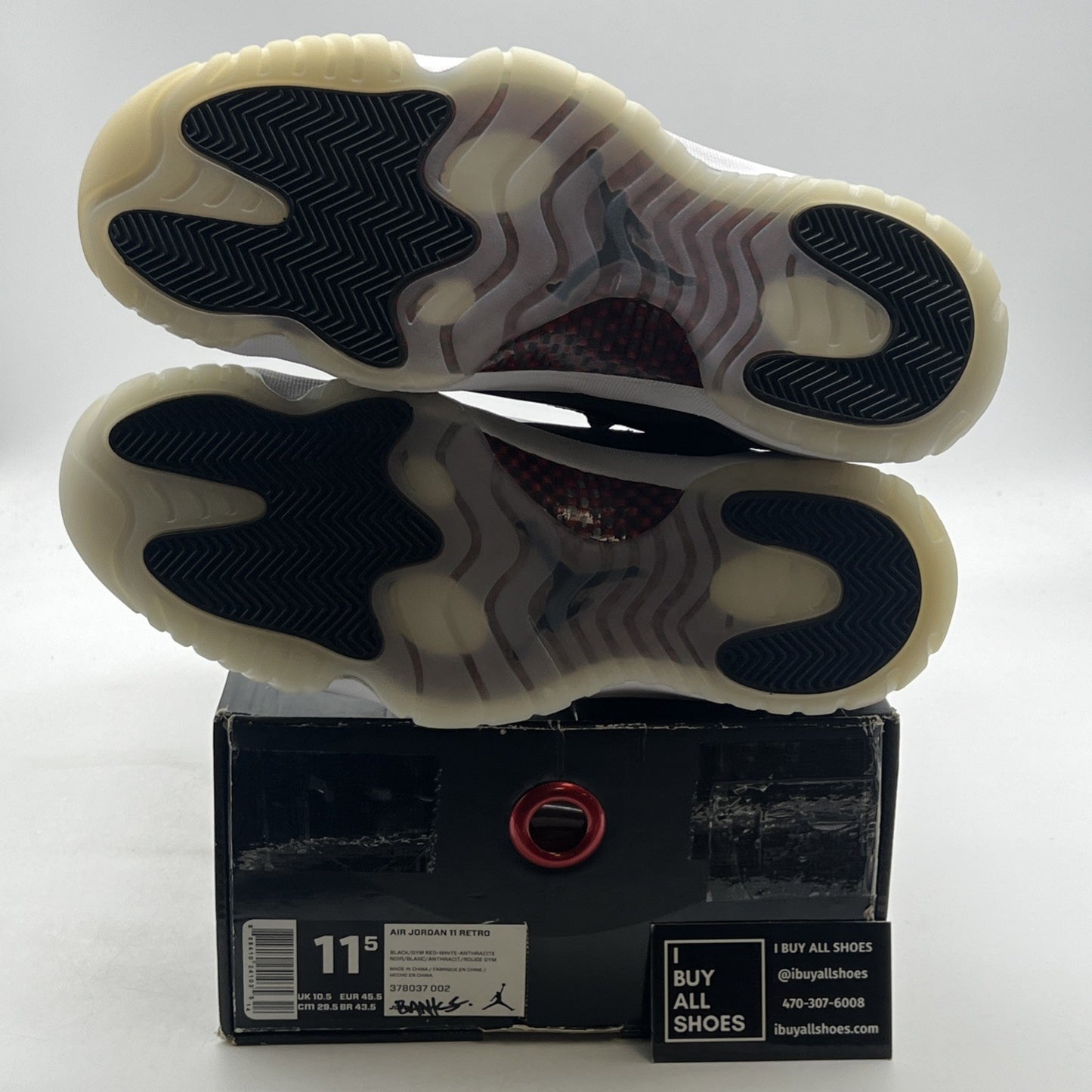 Size 11.5 - Air Jordan 11 Retro 72-10 2015 (378037-002)