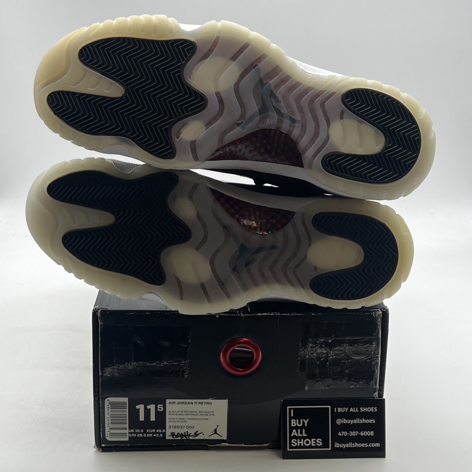 Size 11.5 - Air Jordan 11 Retro 72-10 2015 (378037-002)