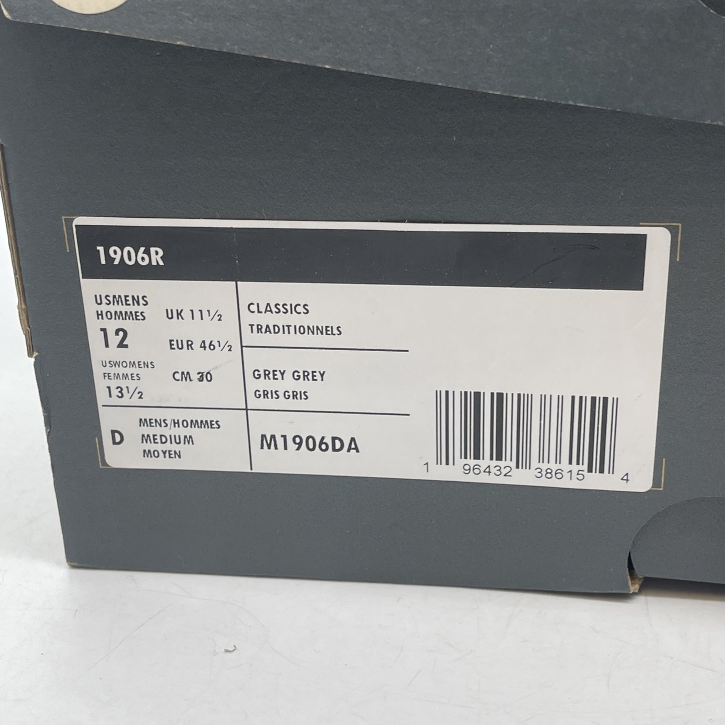 Size 12 - New Balance 1906D Protection Pack - Castlerock Grey Suede (M1906DA)