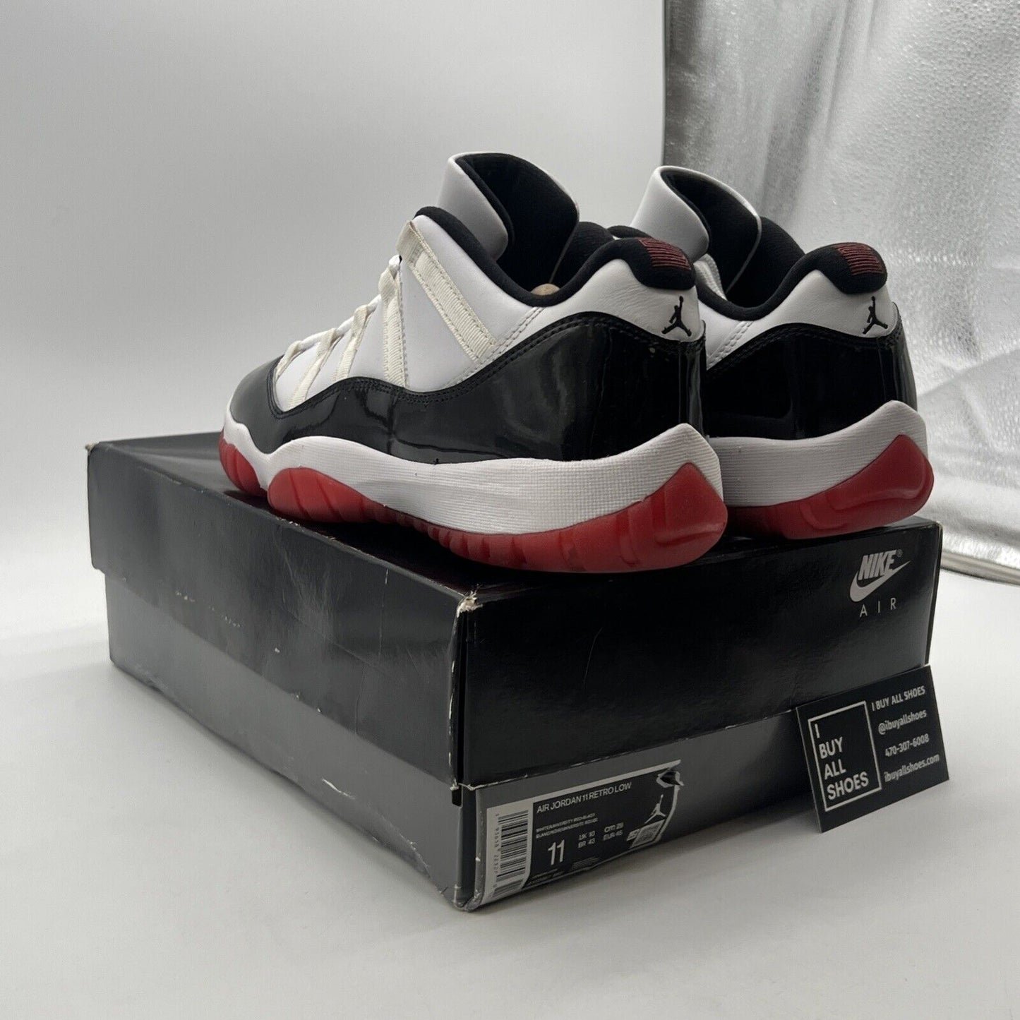 Size 11 - Air Jordan 11 Retro Low Concord-Bred (AV2187-160)