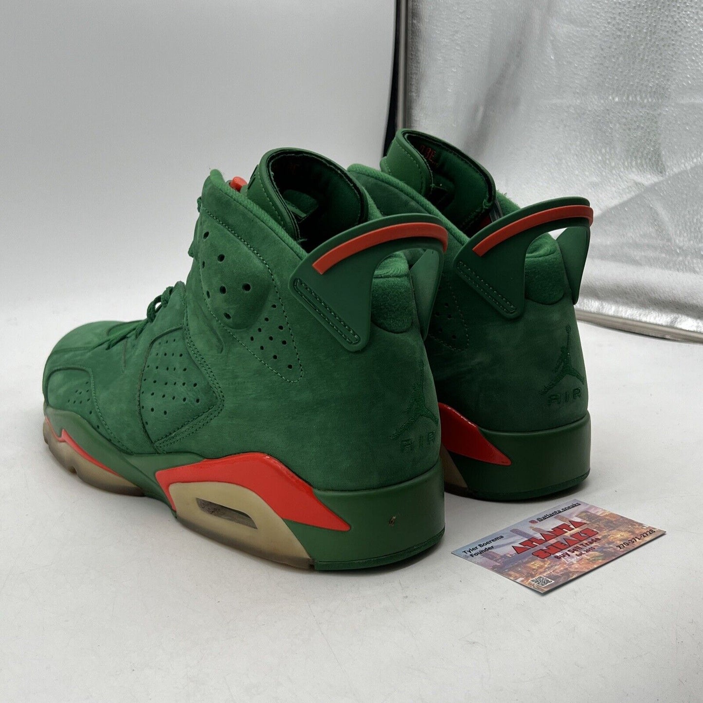 Size 13 - Air Jordan 6 Retro NRG Green Suede Gatorade (AJ5986-335)