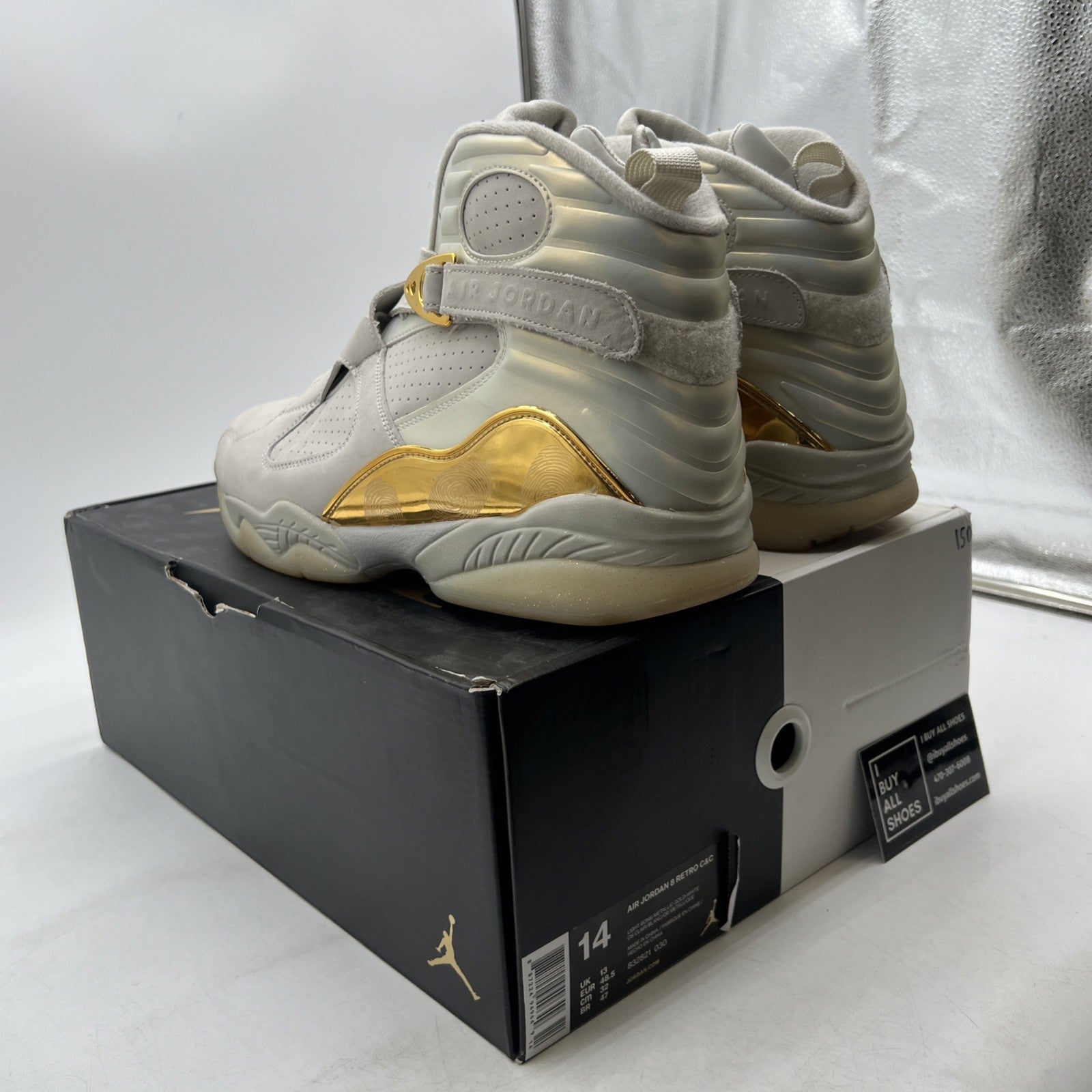 Size 14 - Air Jordan 8 Retro C&C Trophy (832821-030)