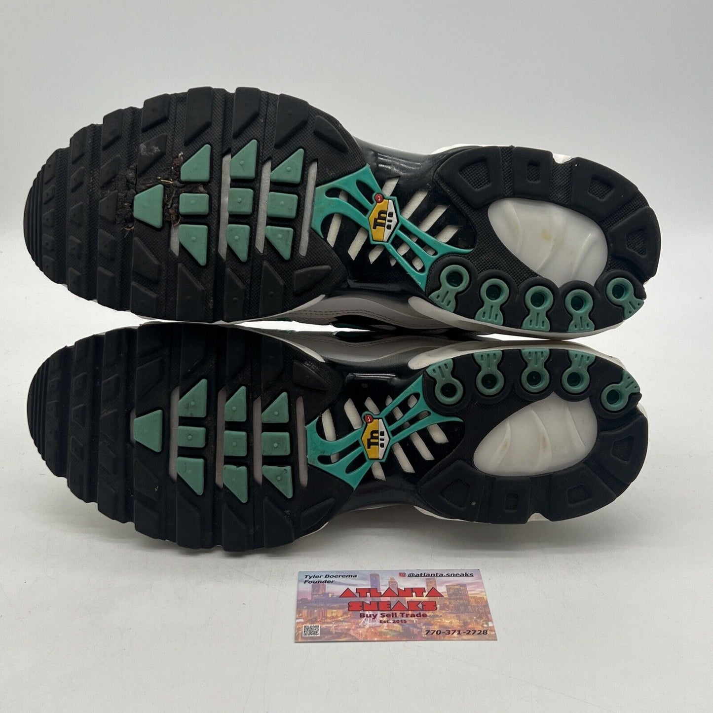 Size 12 - Nike Air Max Plus atmos Exclusive White Hyper Jade Black (604133-148)