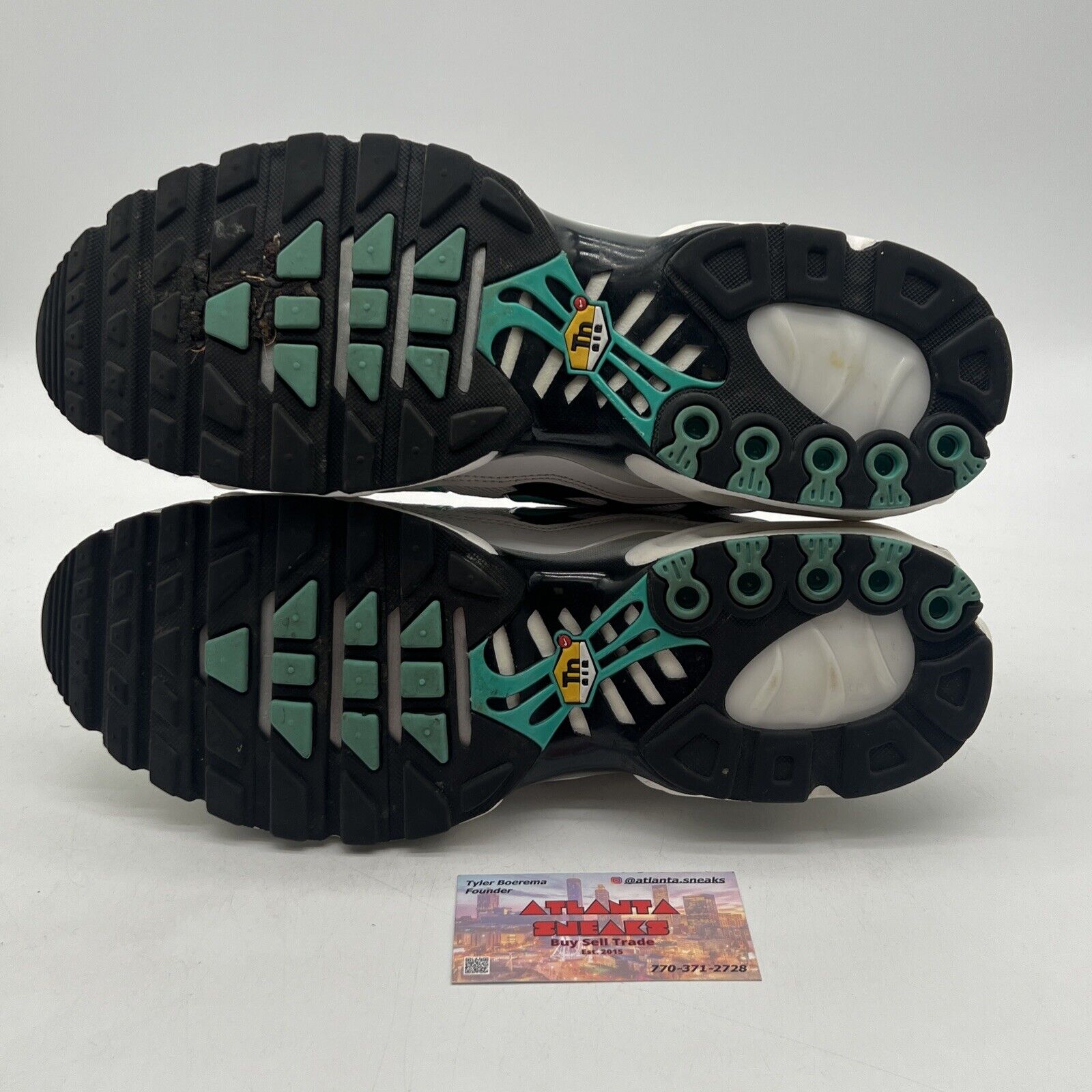 Size 12 - Nike Air Max Plus atmos Exclusive White Hyper Jade Black (604133-148)