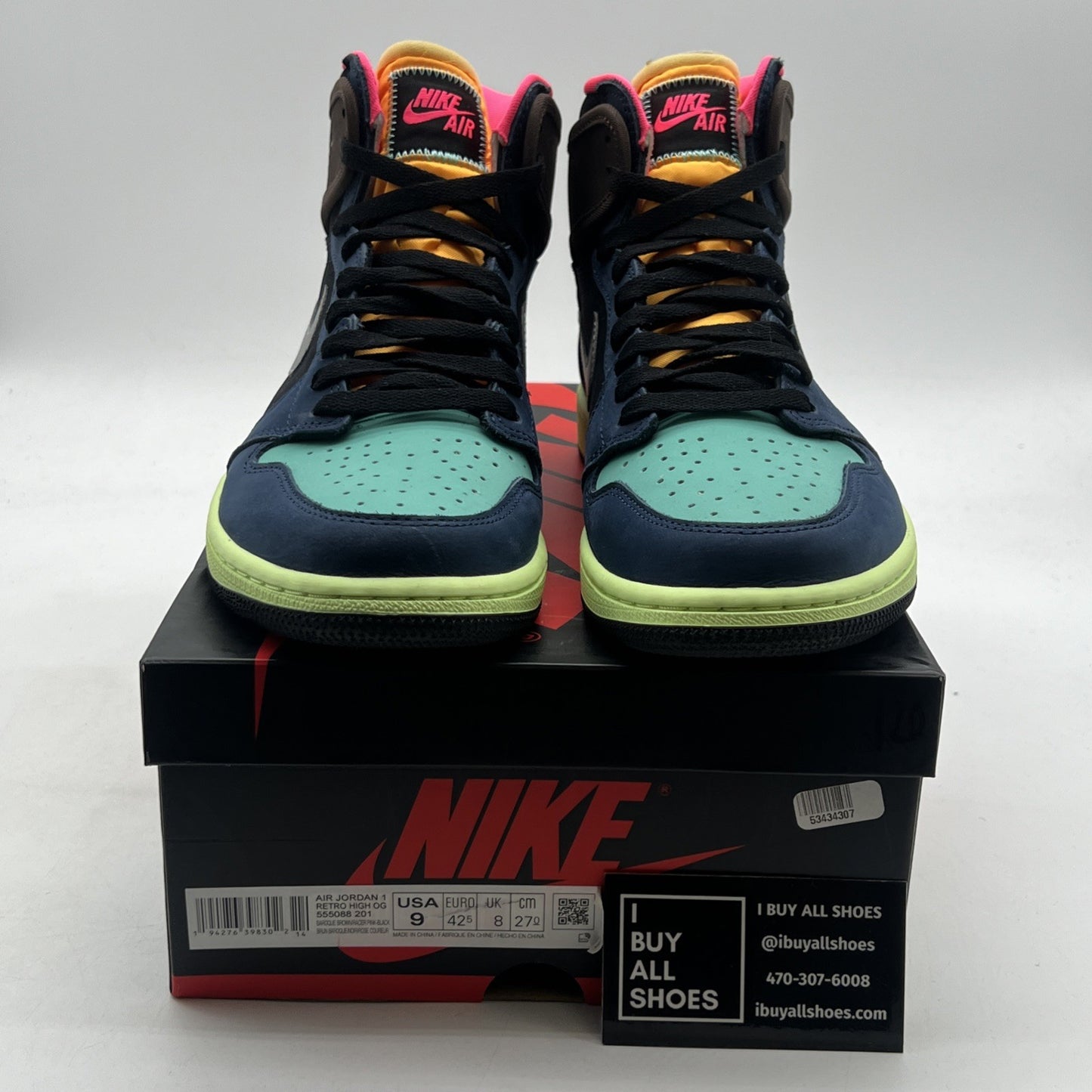 Size 9 - Air Jordan 1 Retro High Tokyo Bio Hack (555088-201)